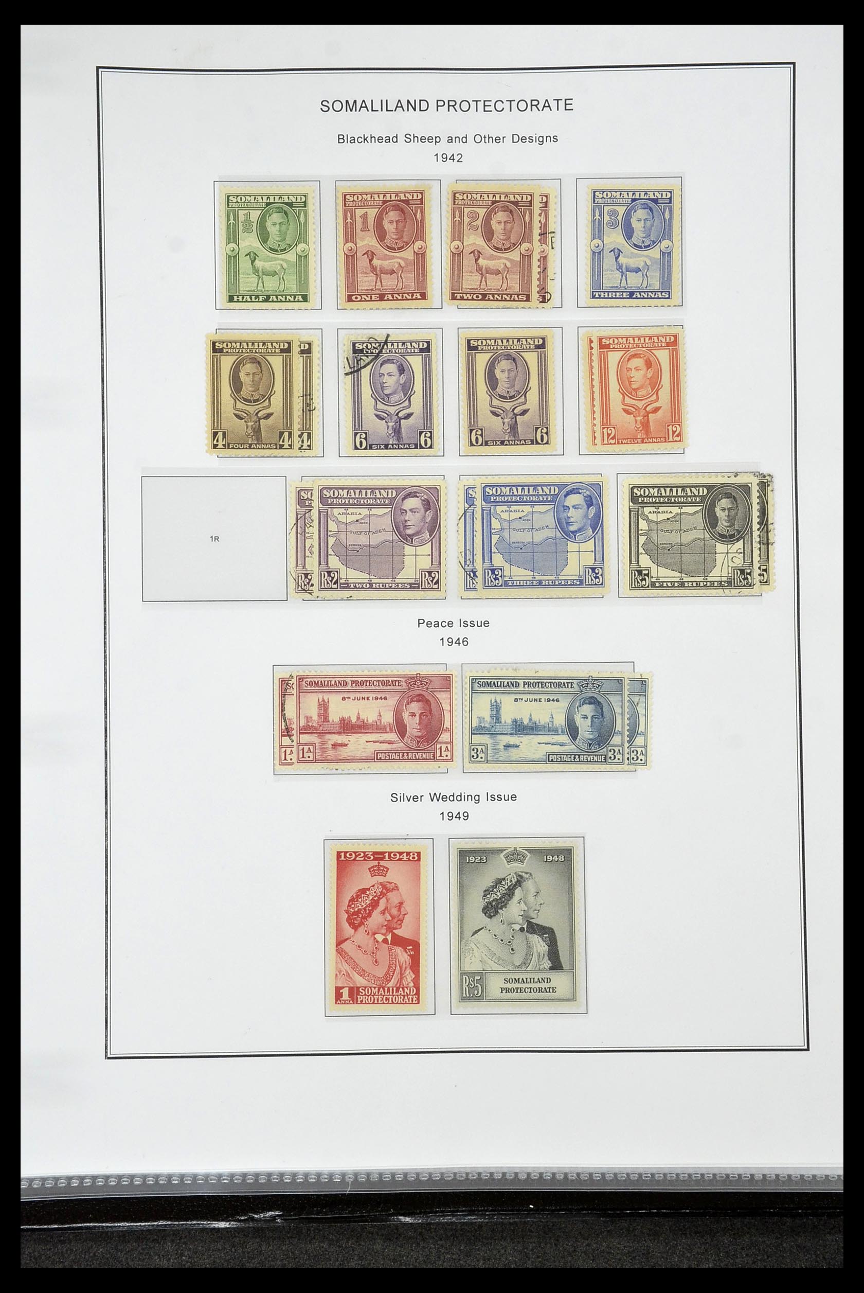 35060 0324 - Postzegelverzameling 35060 Engeland en kolonien 1840-1970.