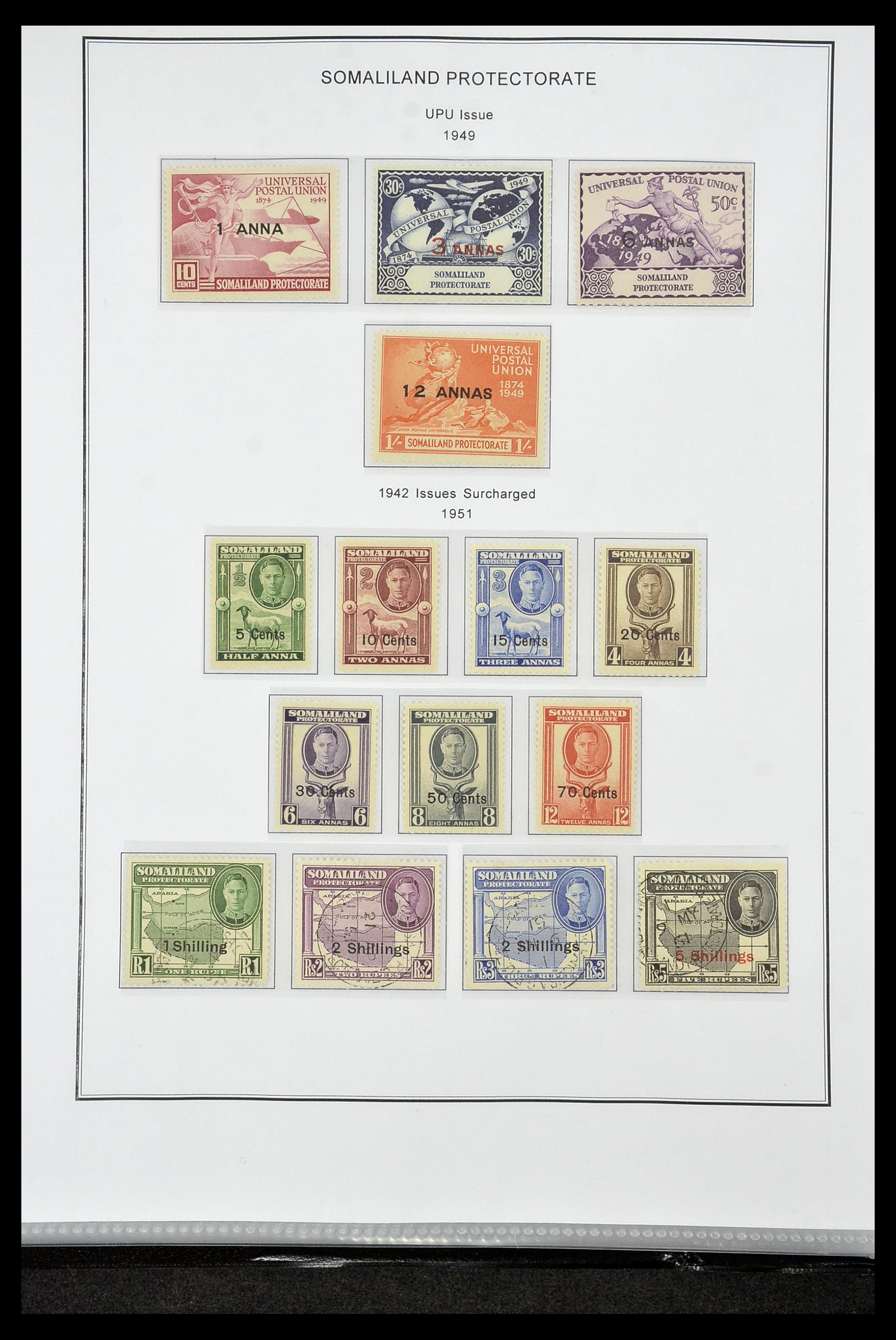 35060 0325 - Postzegelverzameling 35060 Engeland en kolonien 1840-1970.