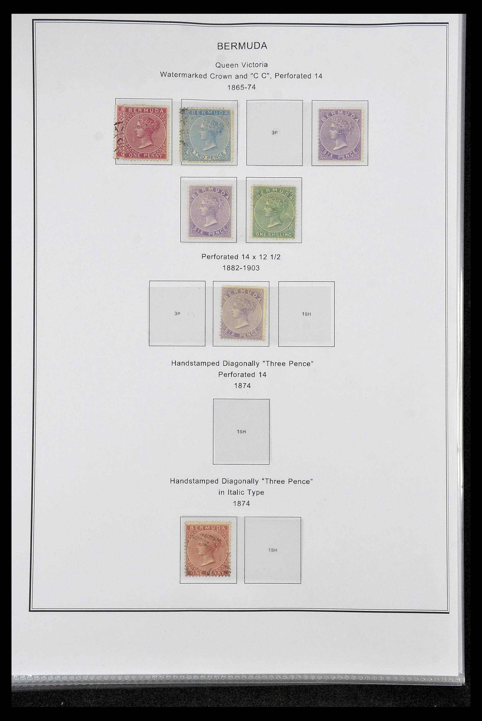 35060 0327 - Postzegelverzameling 35060 Engeland en kolonien 1840-1970.