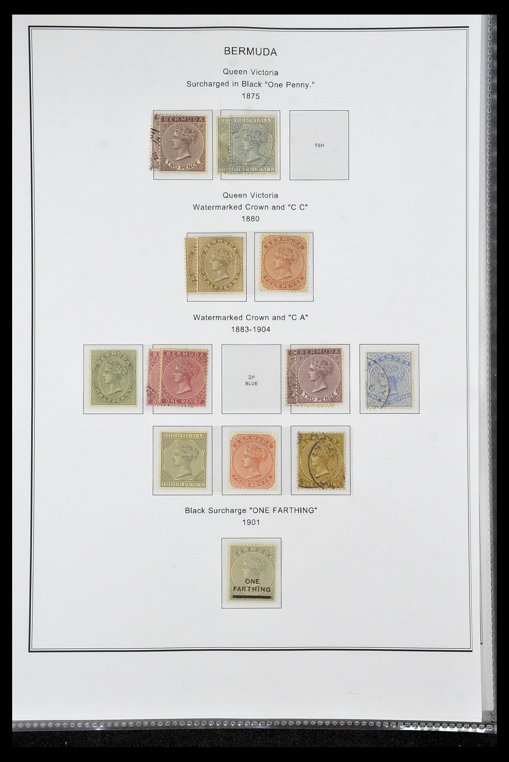 35060 0328 - Postzegelverzameling 35060 Engeland en kolonien 1840-1970.