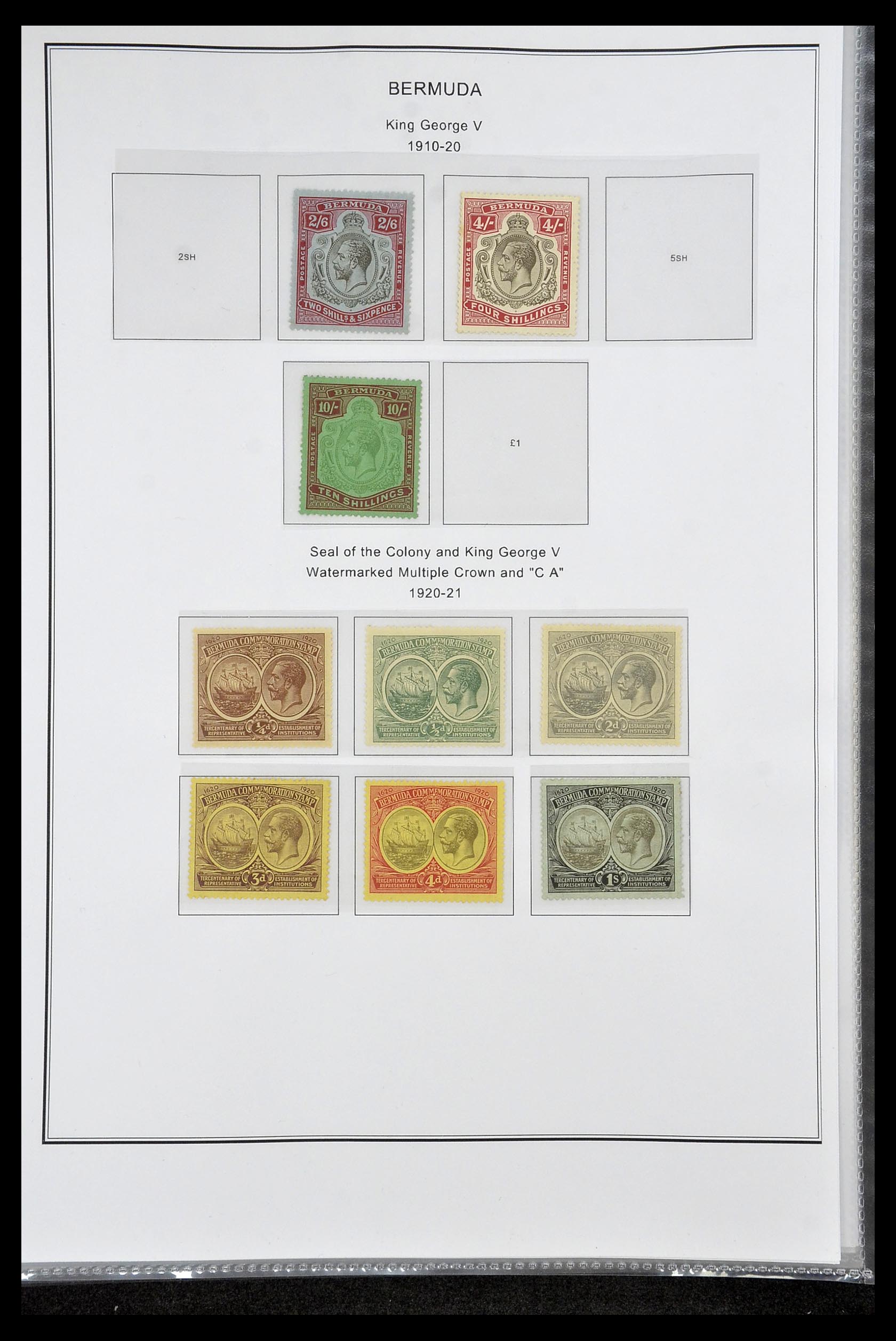 35060 0330 - Postzegelverzameling 35060 Engeland en kolonien 1840-1970.