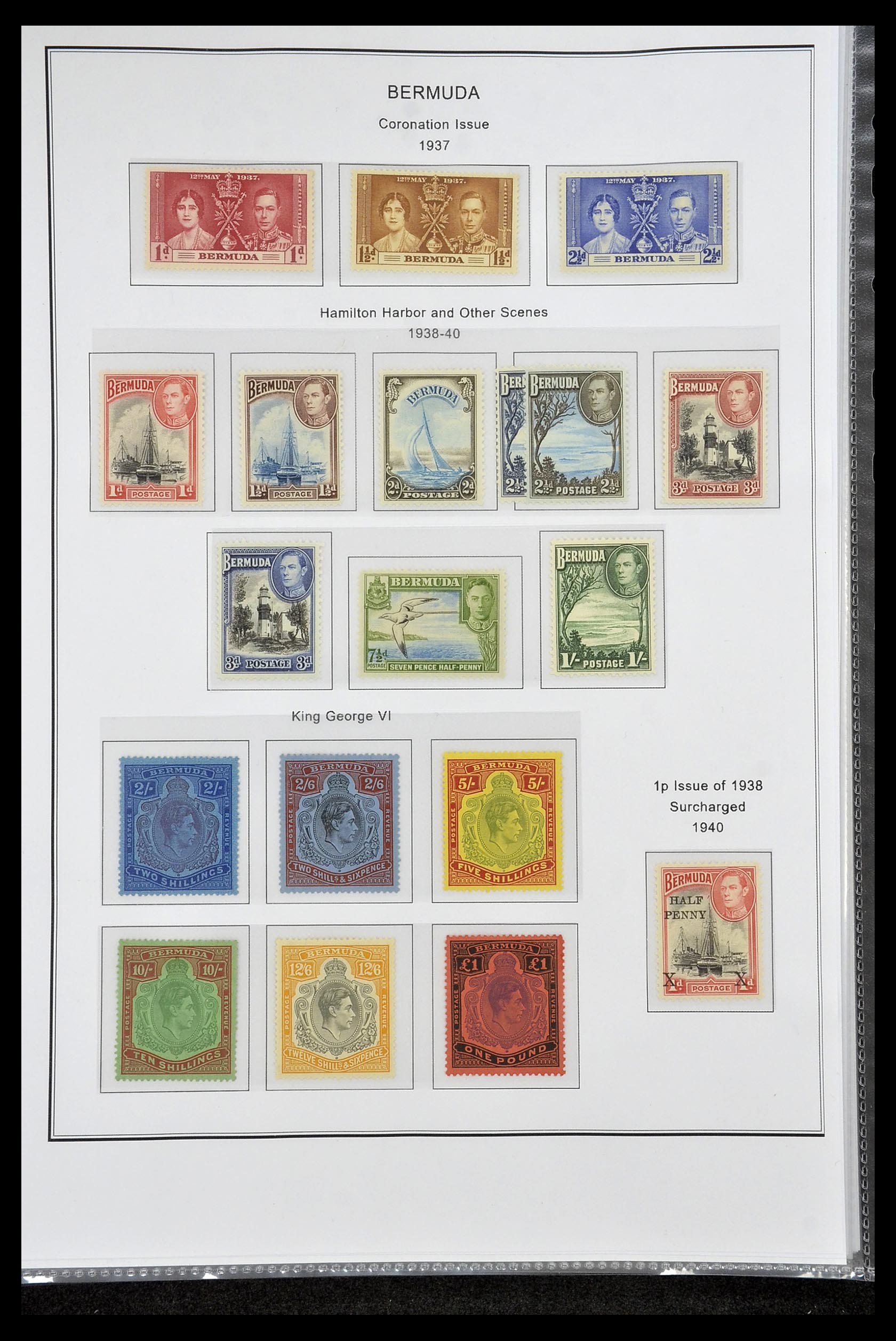 35060 0334 - Postzegelverzameling 35060 Engeland en kolonien 1840-1970.