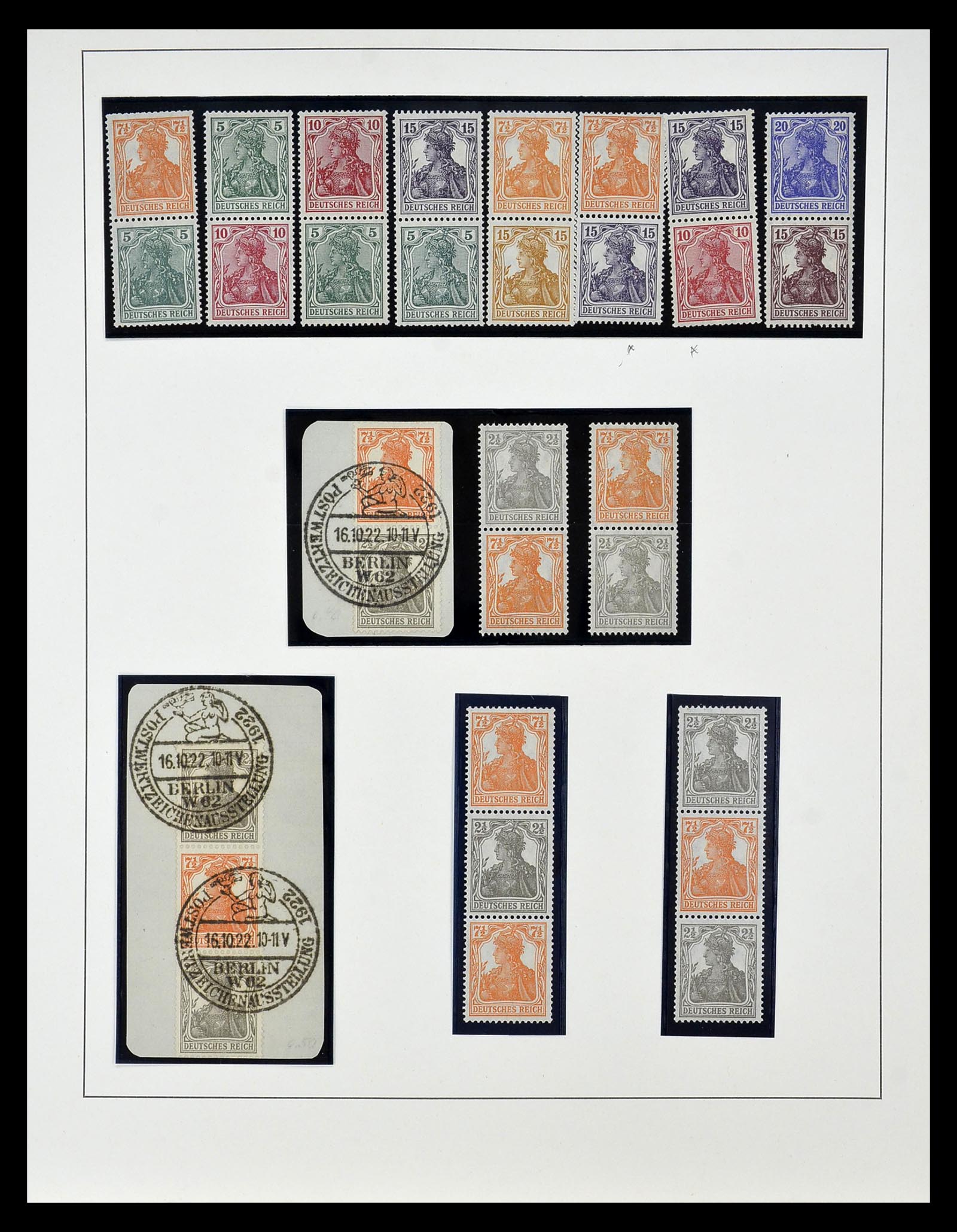 35085 004 - Postzegelverzameling 35085 Duitsland combinaties SUPERcollectie 1911-
