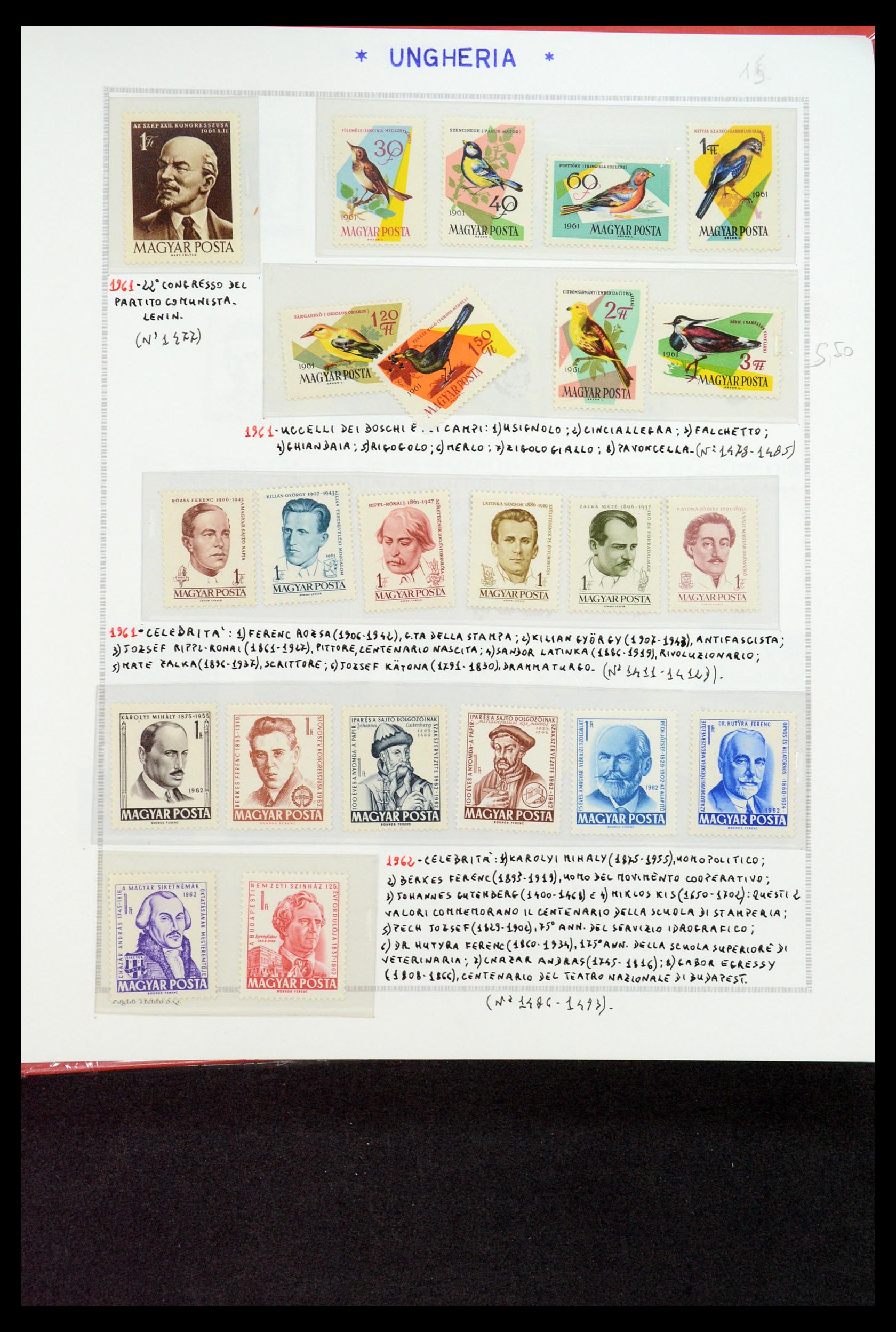 35091 129 - Postzegelverzameling 35091 Hongarije 1913-2012.
