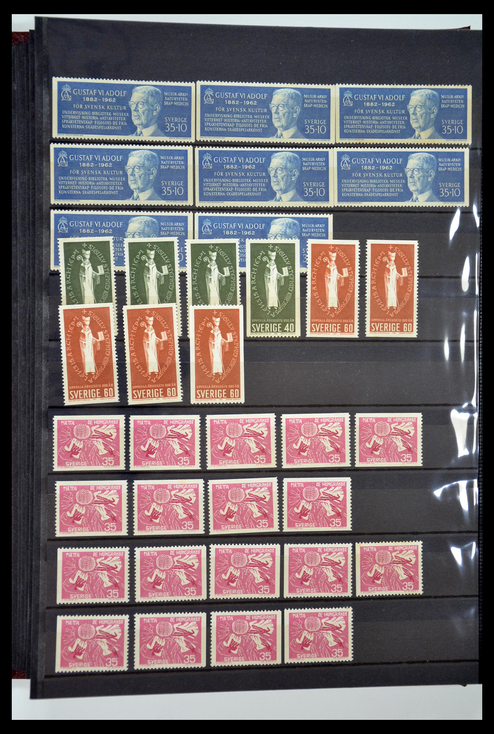 35110 161 - Postzegelverzameling 35110 Zweden 1891-1980.
