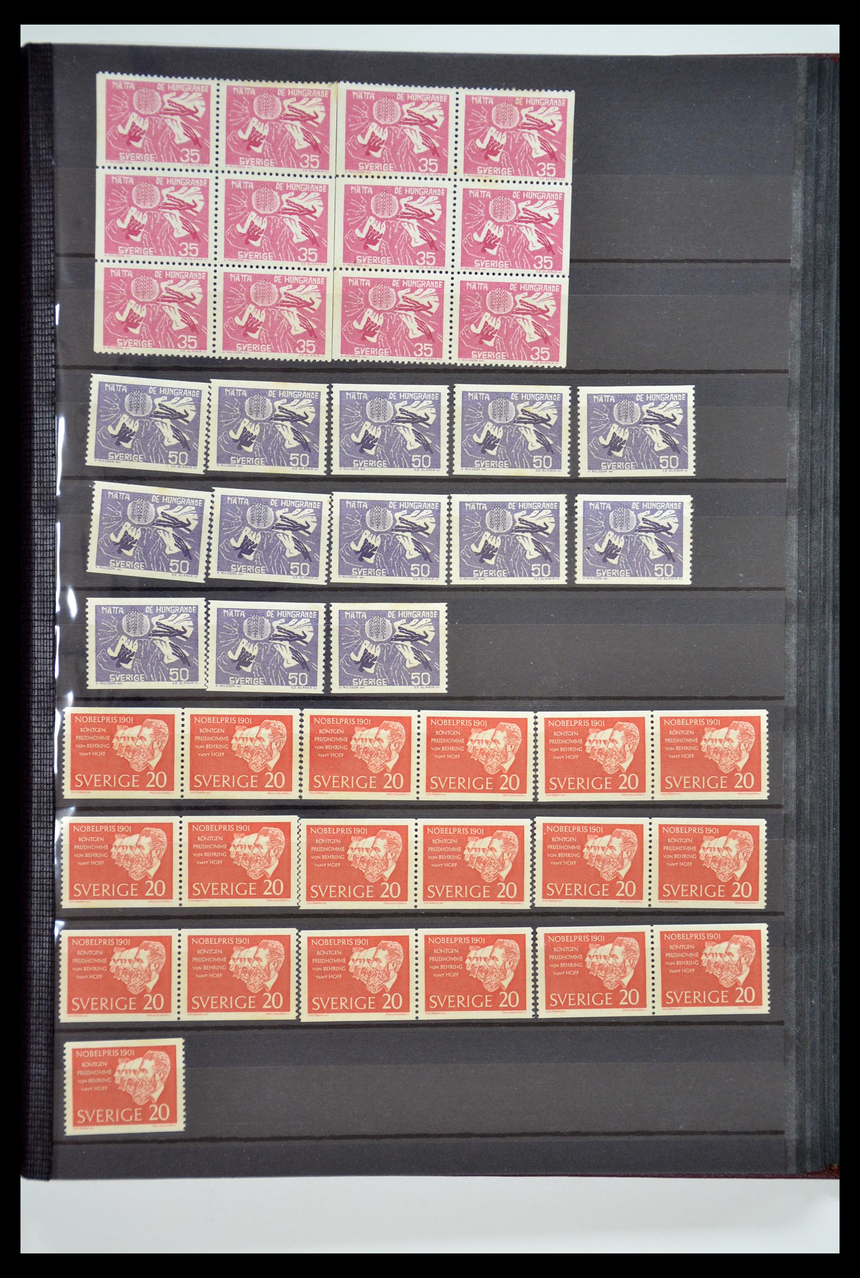 35110 162 - Postzegelverzameling 35110 Zweden 1891-1980.