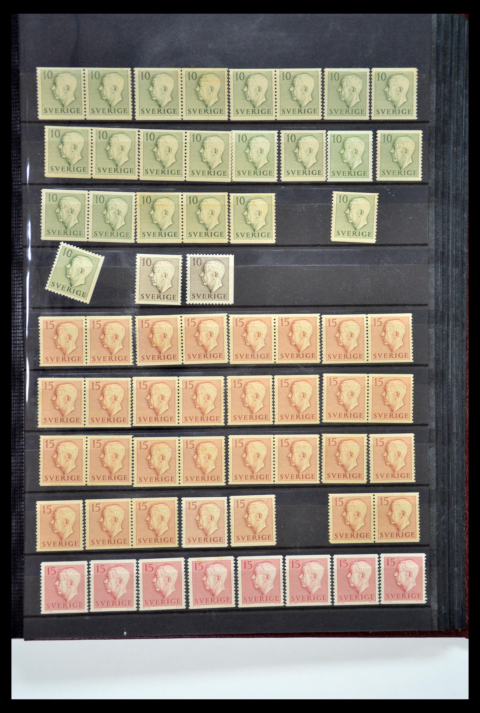 35110 166 - Postzegelverzameling 35110 Zweden 1891-1980.