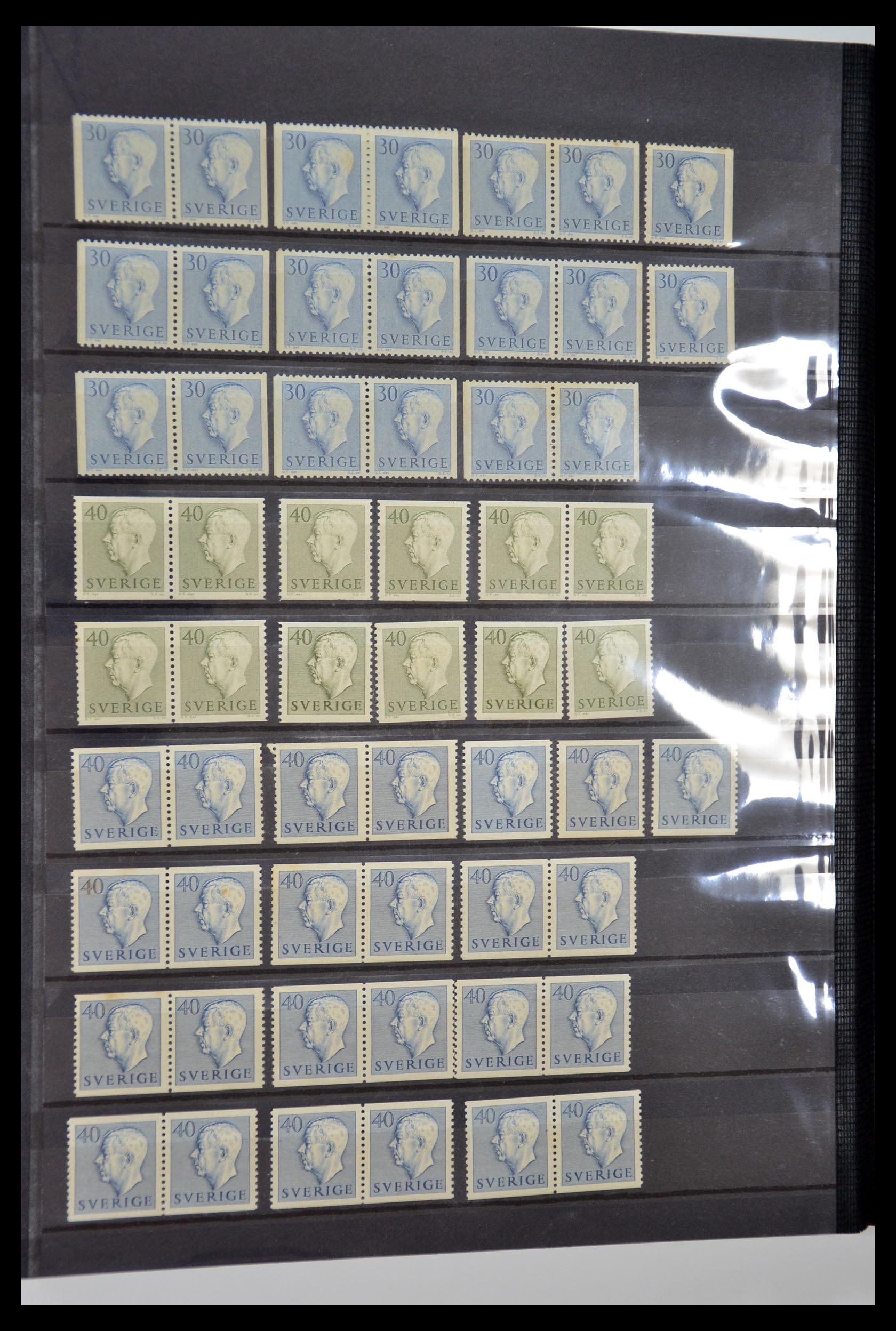 35110 173 - Postzegelverzameling 35110 Zweden 1891-1980.