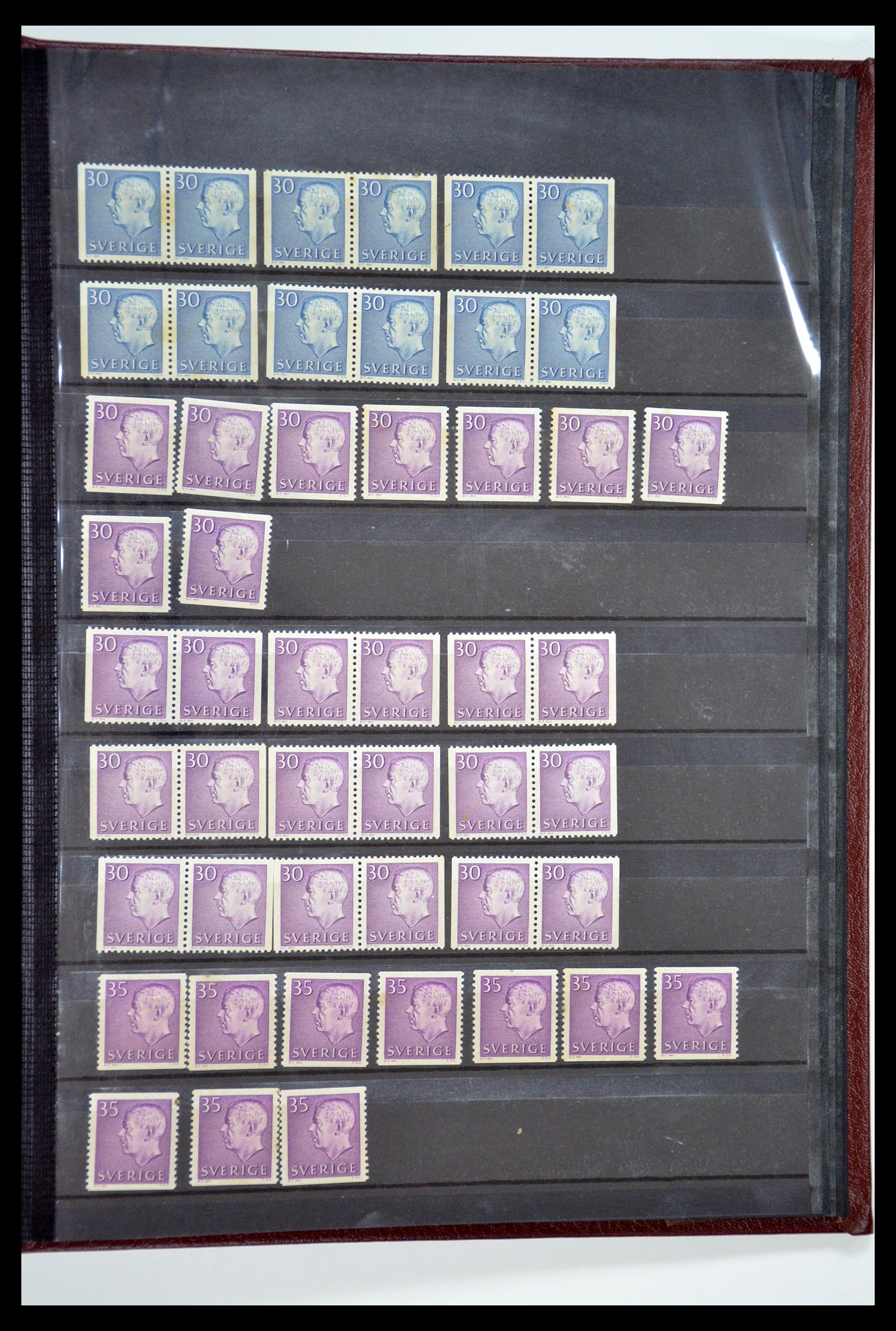 35110 176 - Postzegelverzameling 35110 Zweden 1891-1980.