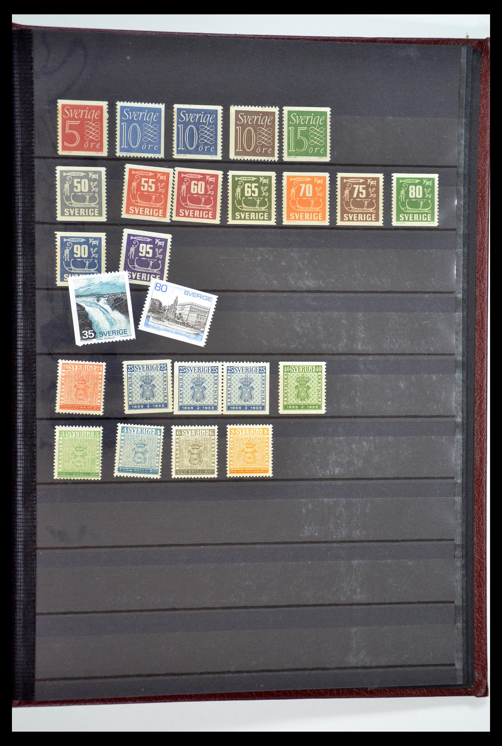 35110 178 - Postzegelverzameling 35110 Zweden 1891-1980.
