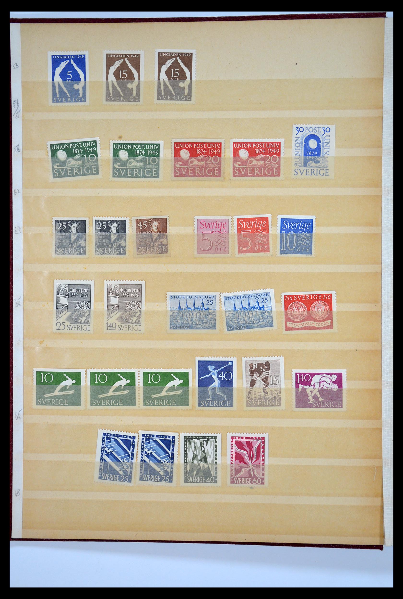 35110 180 - Postzegelverzameling 35110 Zweden 1891-1980.