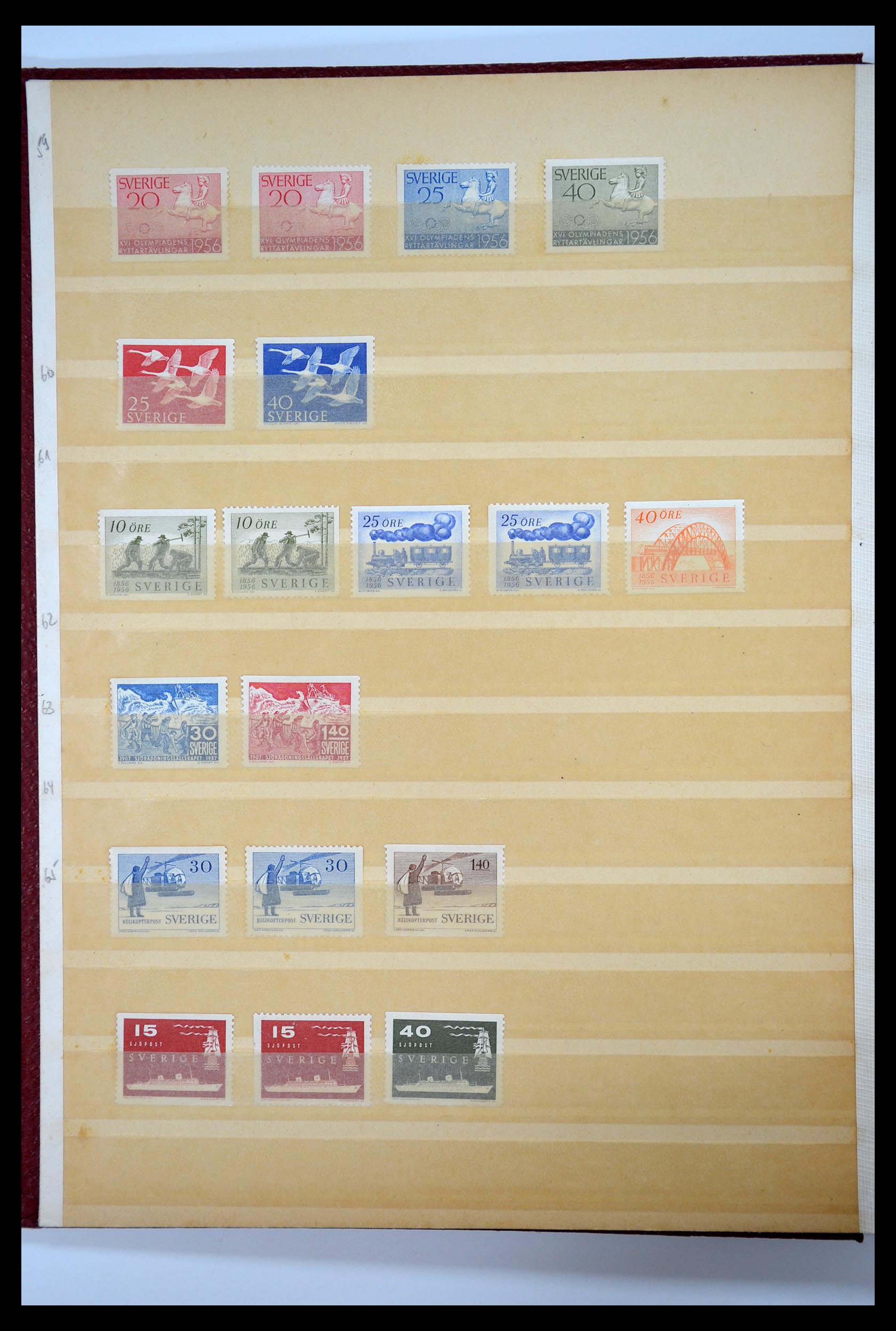 35110 182 - Postzegelverzameling 35110 Zweden 1891-1980.