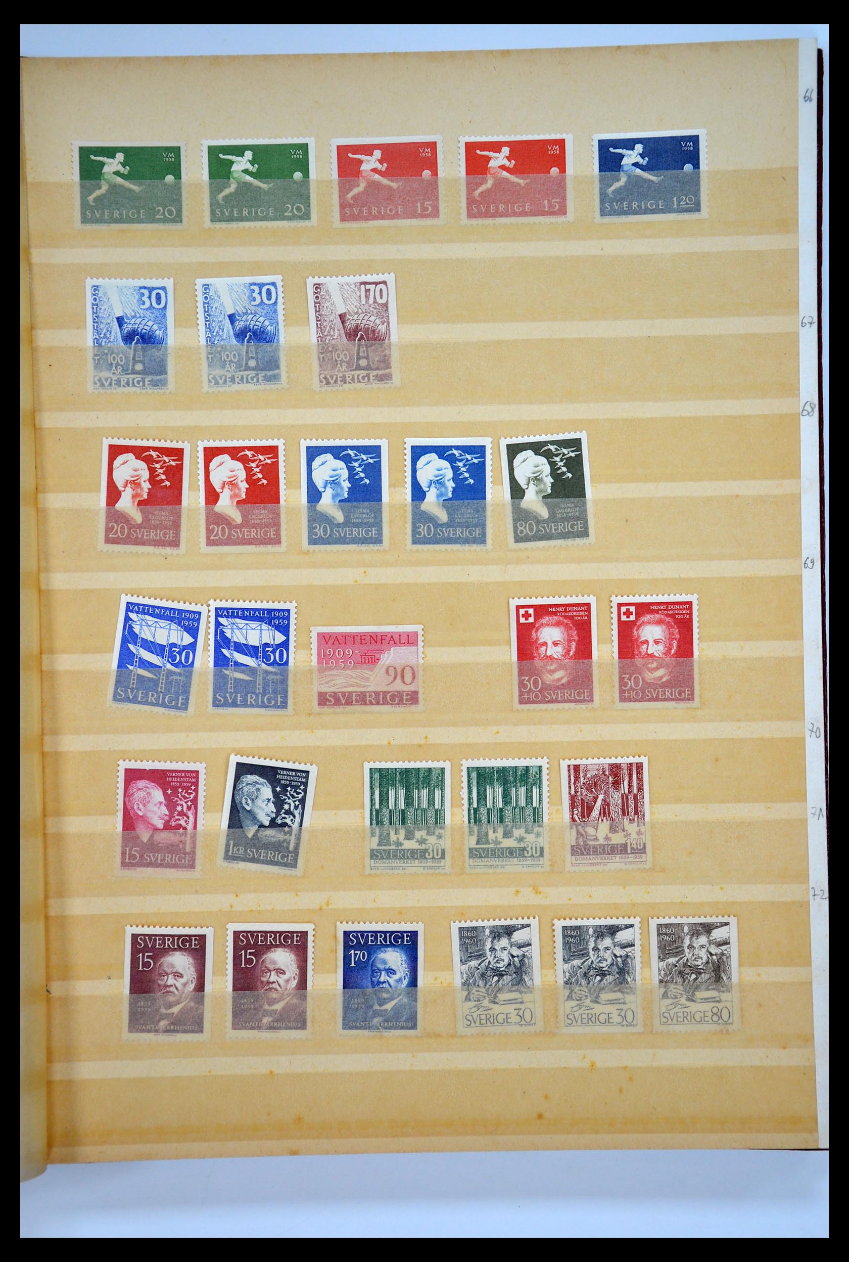 35110 183 - Postzegelverzameling 35110 Zweden 1891-1980.