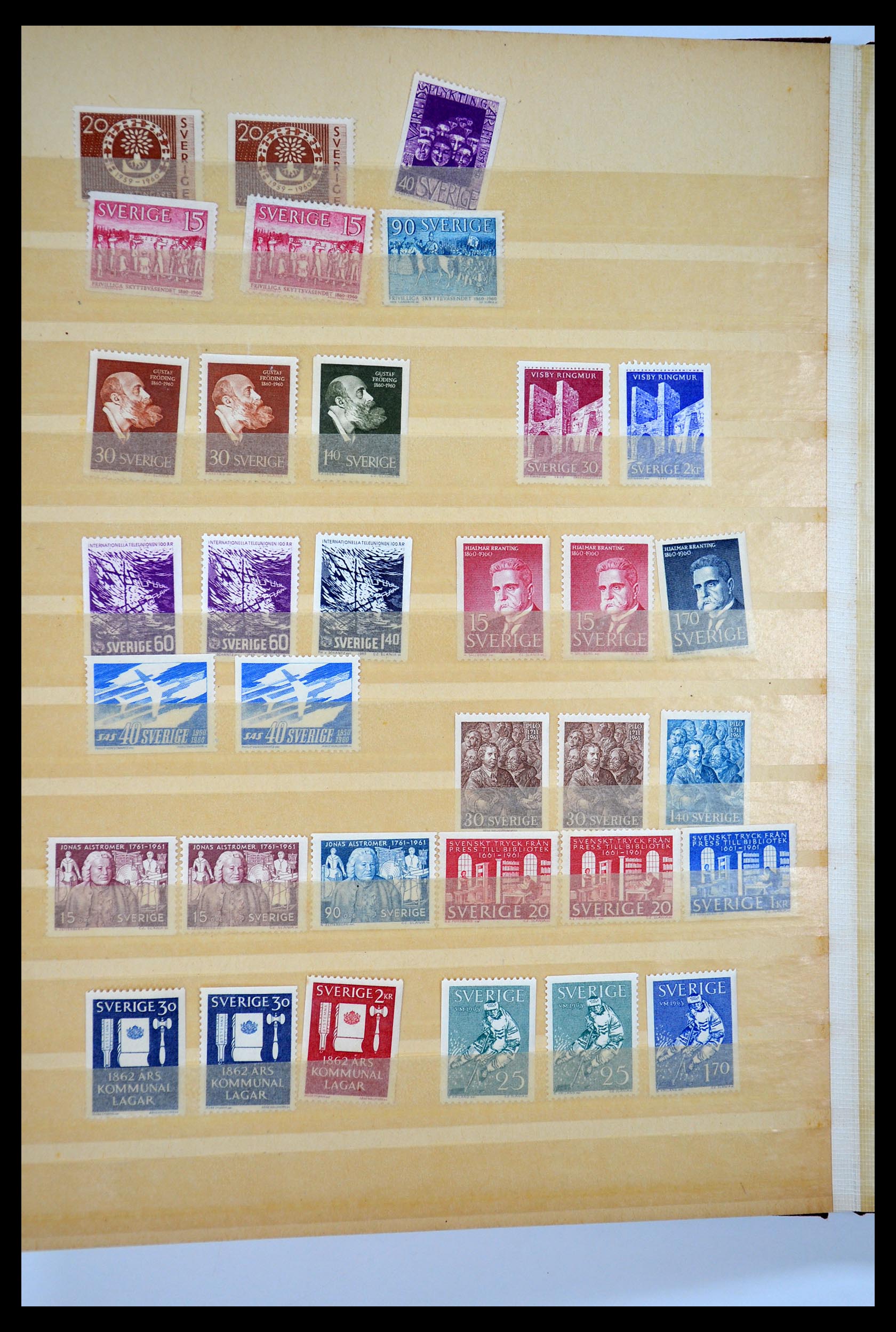 35110 184 - Postzegelverzameling 35110 Zweden 1891-1980.