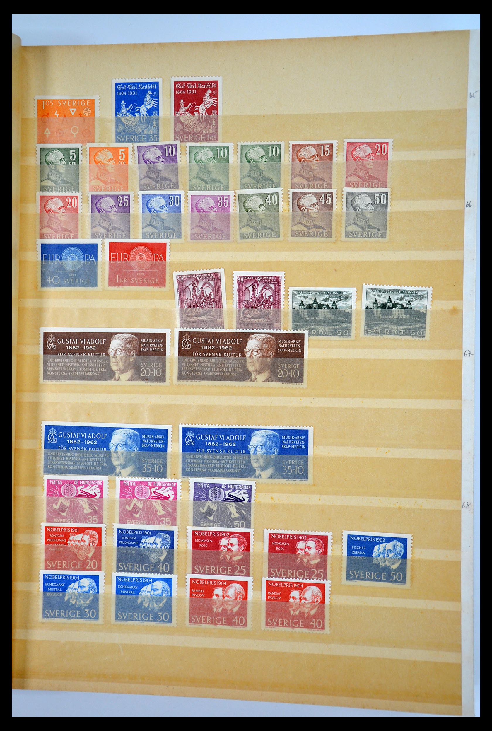 35110 185 - Postzegelverzameling 35110 Zweden 1891-1980.
