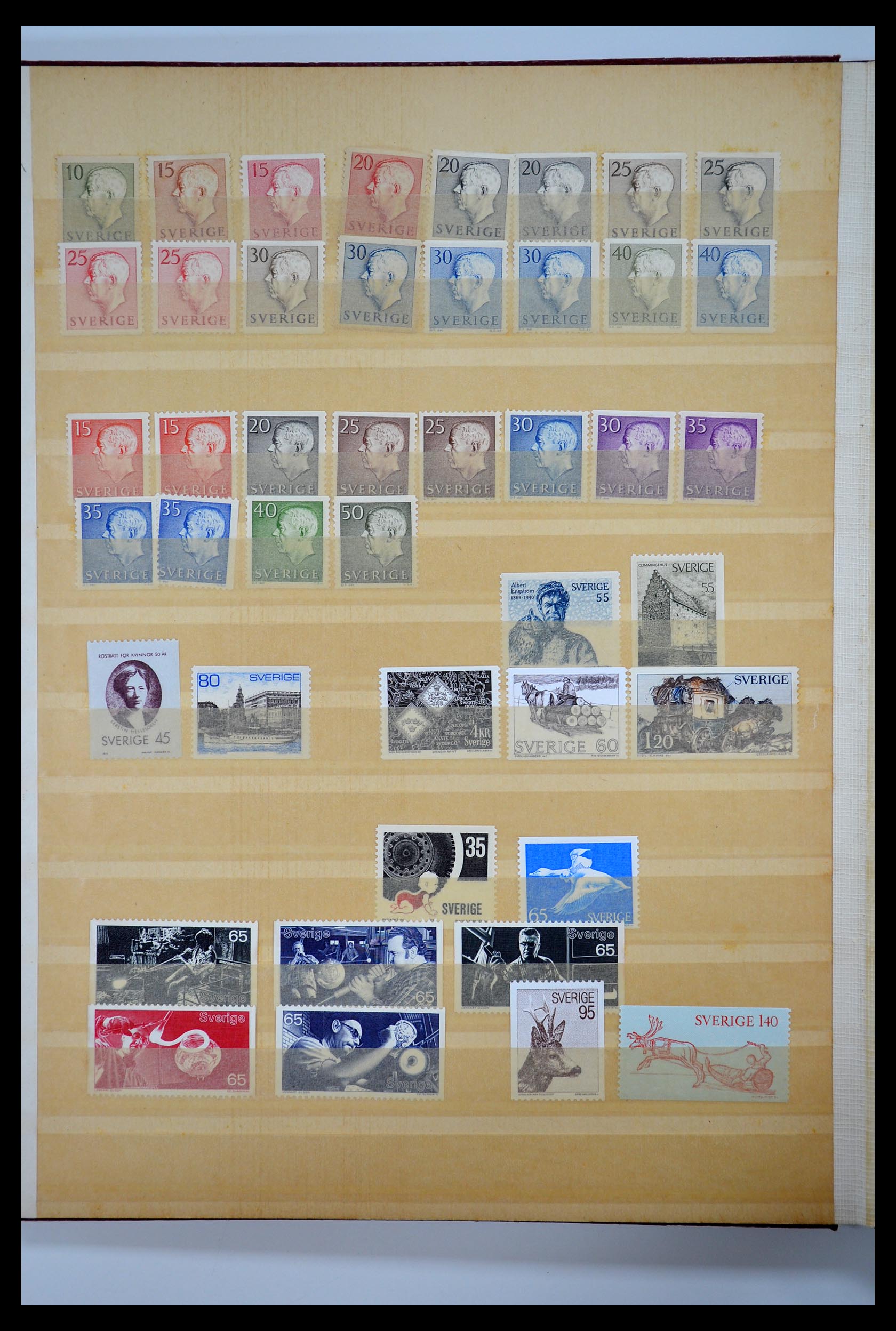 35110 186 - Postzegelverzameling 35110 Zweden 1891-1980.