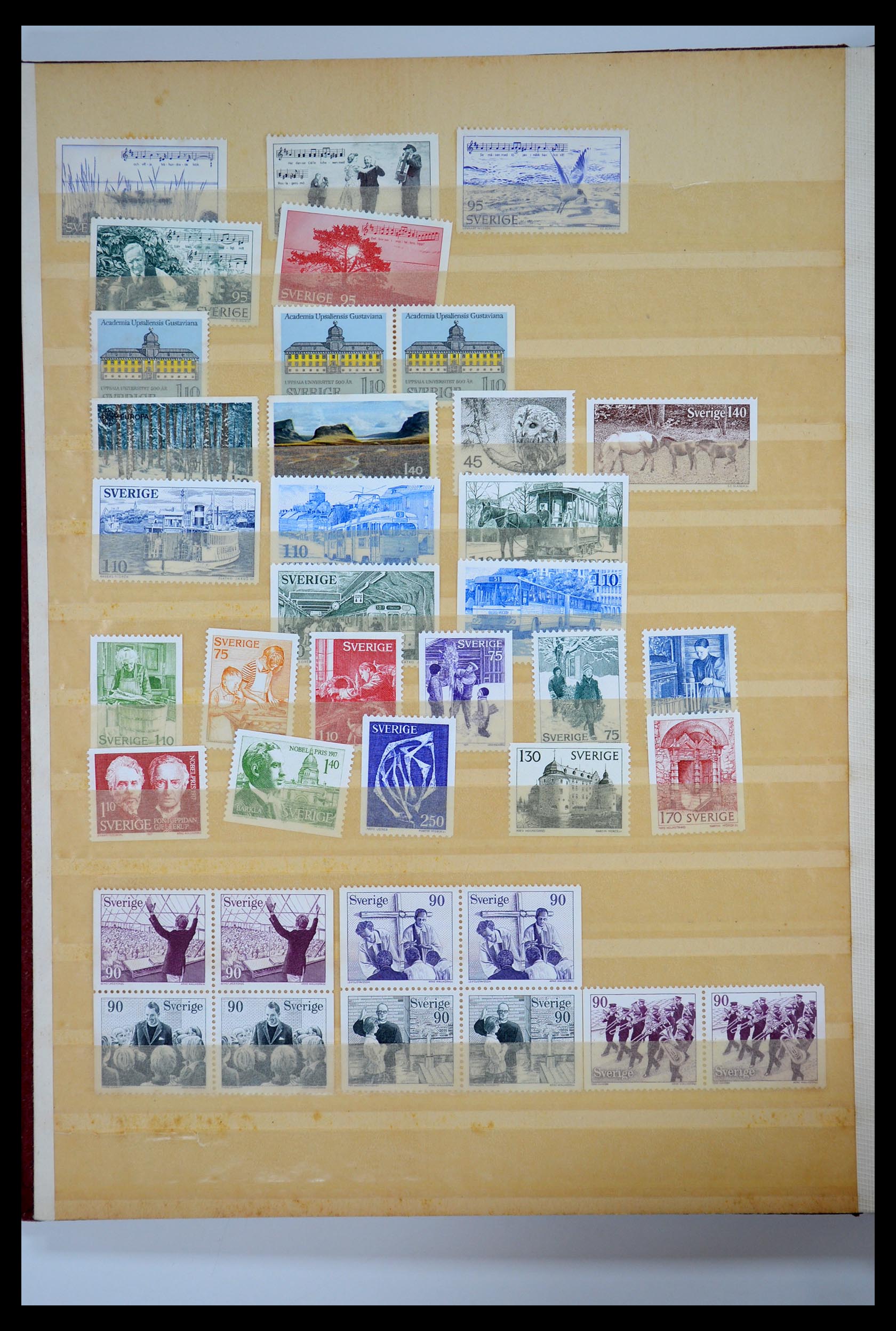 35110 190 - Postzegelverzameling 35110 Zweden 1891-1980.