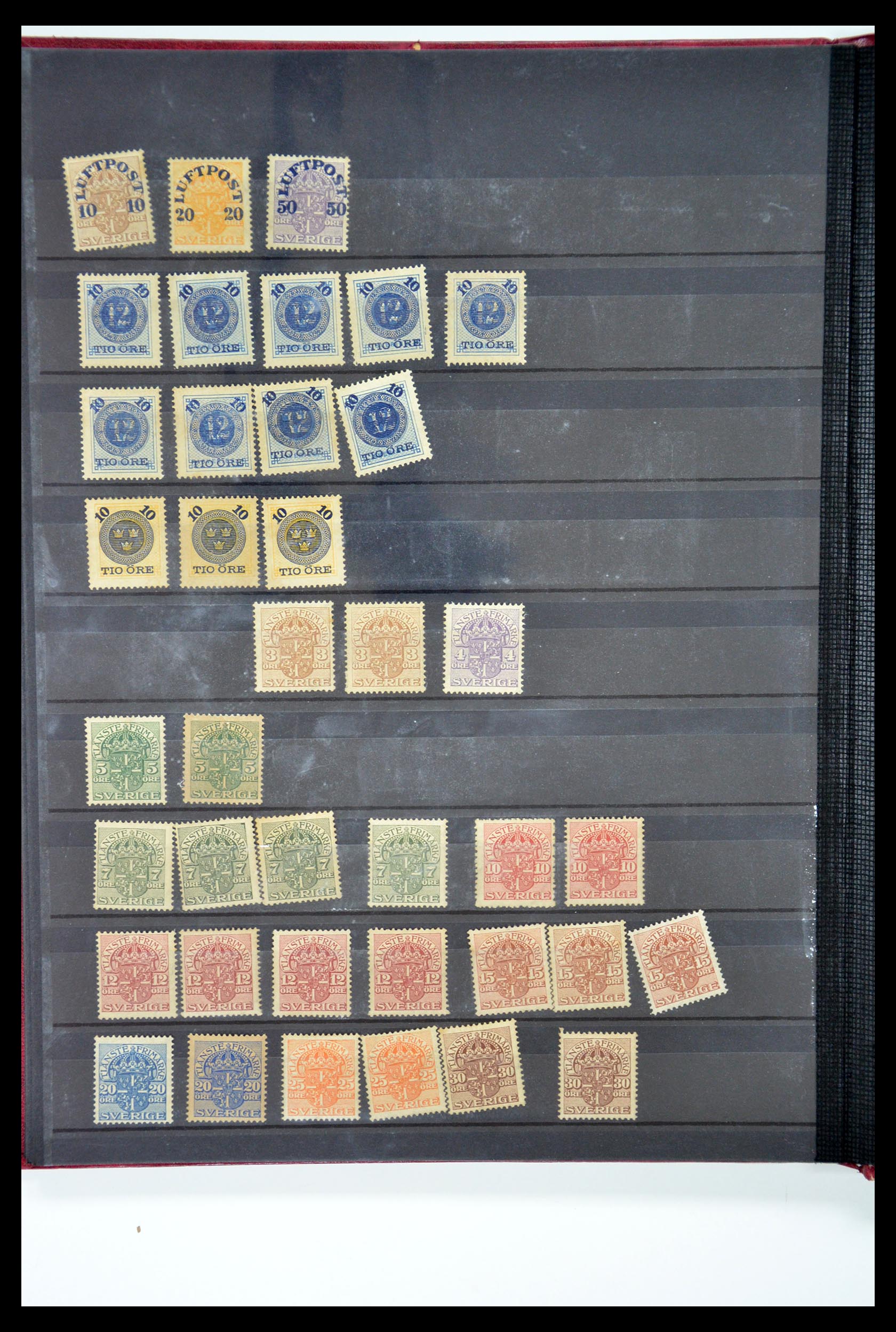 35110 204 - Postzegelverzameling 35110 Zweden 1891-1980.