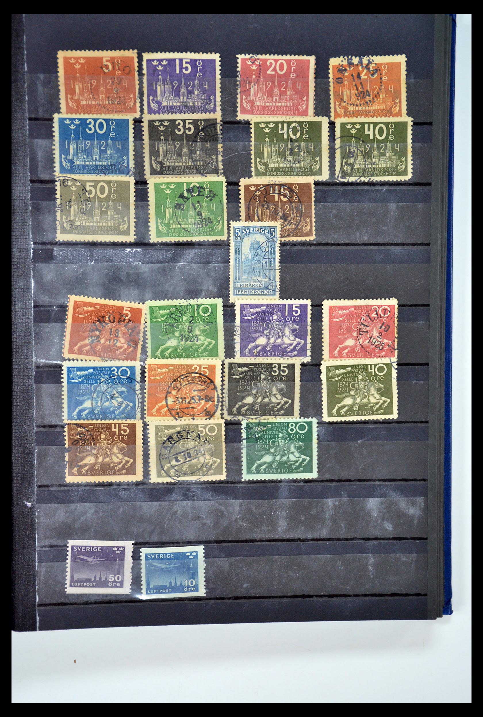 35110 205 - Postzegelverzameling 35110 Zweden 1891-1980.