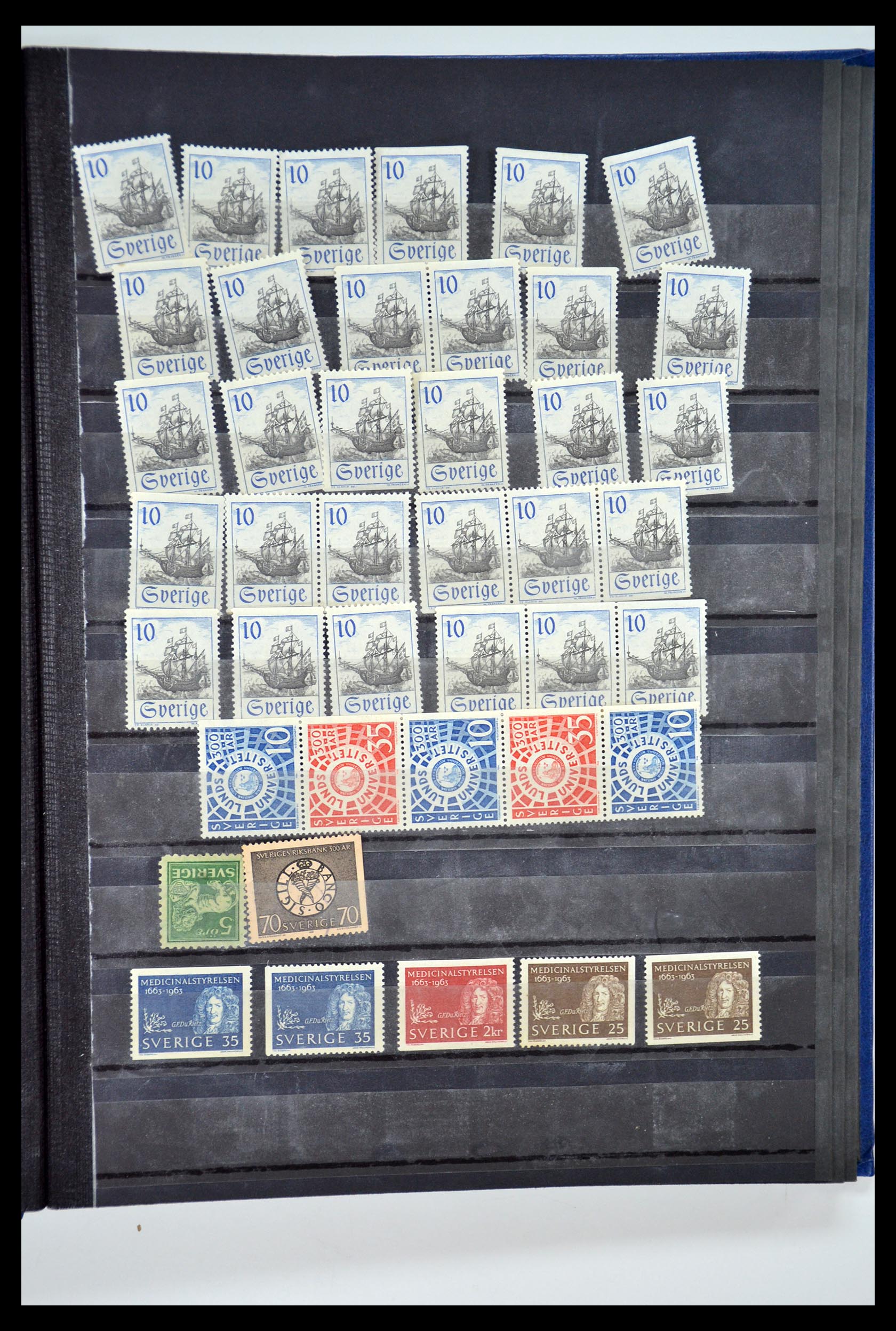 35110 206 - Postzegelverzameling 35110 Zweden 1891-1980.