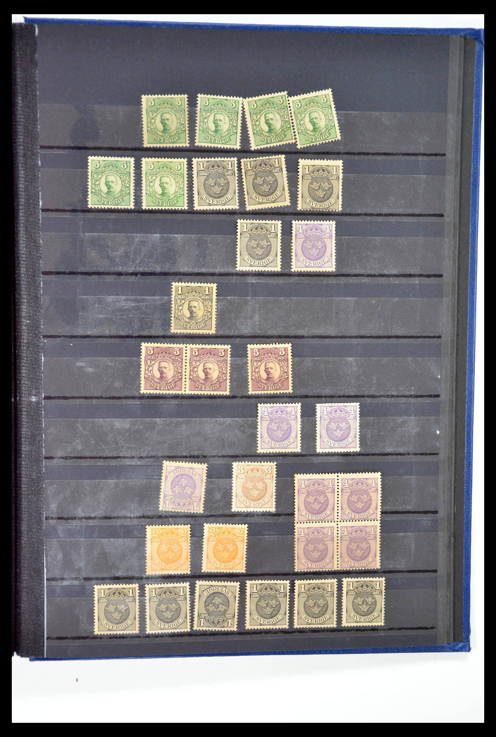 35110 209 - Postzegelverzameling 35110 Zweden 1891-1980.