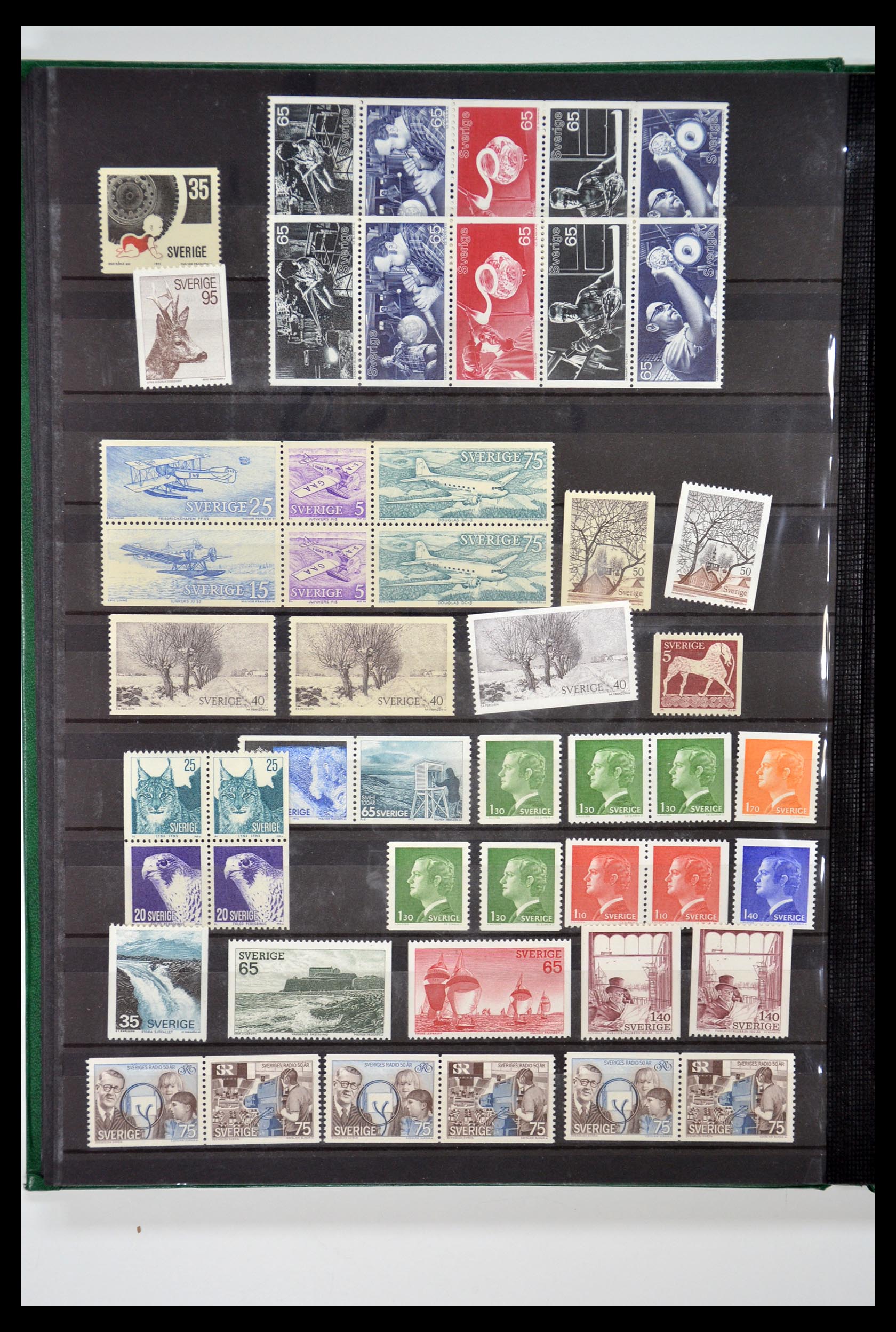 35110 220 - Postzegelverzameling 35110 Zweden 1891-1980.