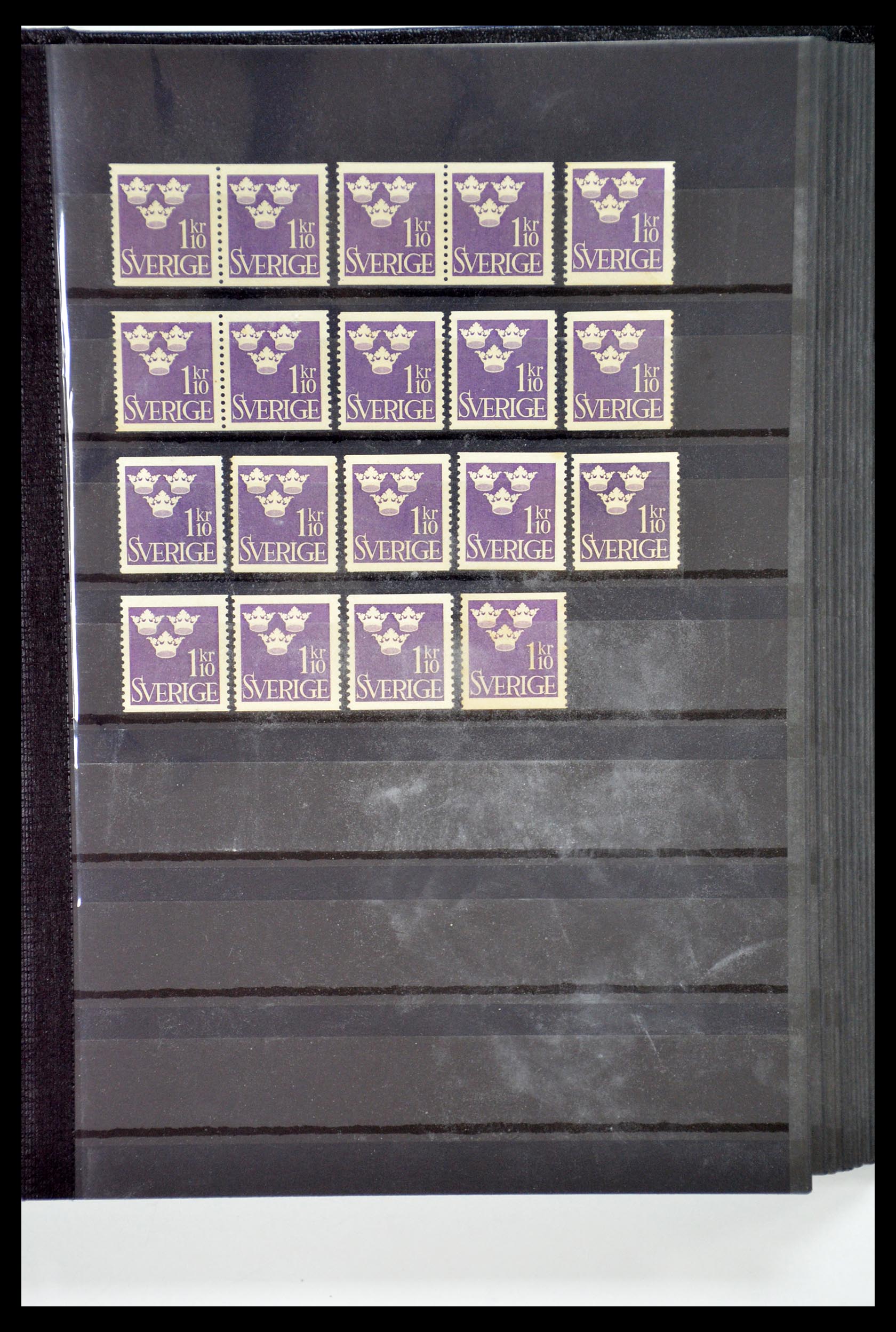 35110 254 - Postzegelverzameling 35110 Zweden 1891-1980.