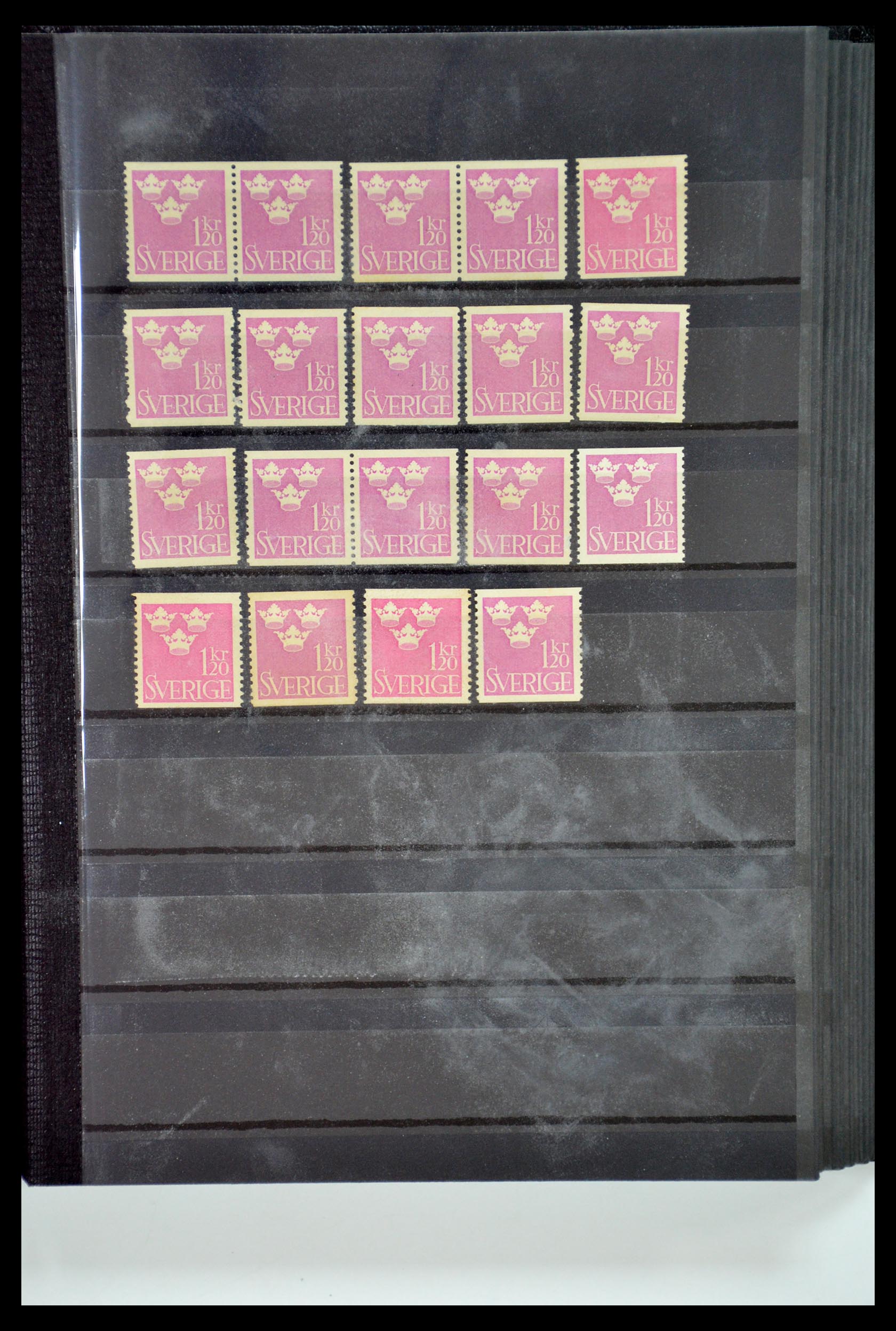 35110 256 - Postzegelverzameling 35110 Zweden 1891-1980.