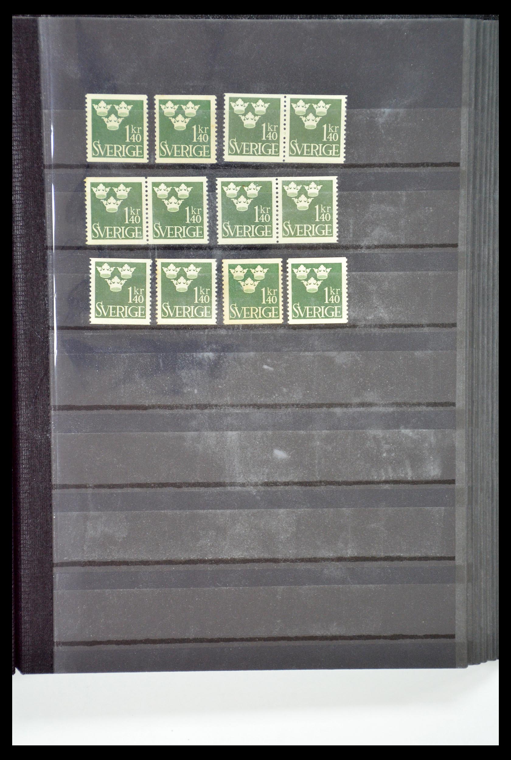 35110 257 - Postzegelverzameling 35110 Zweden 1891-1980.