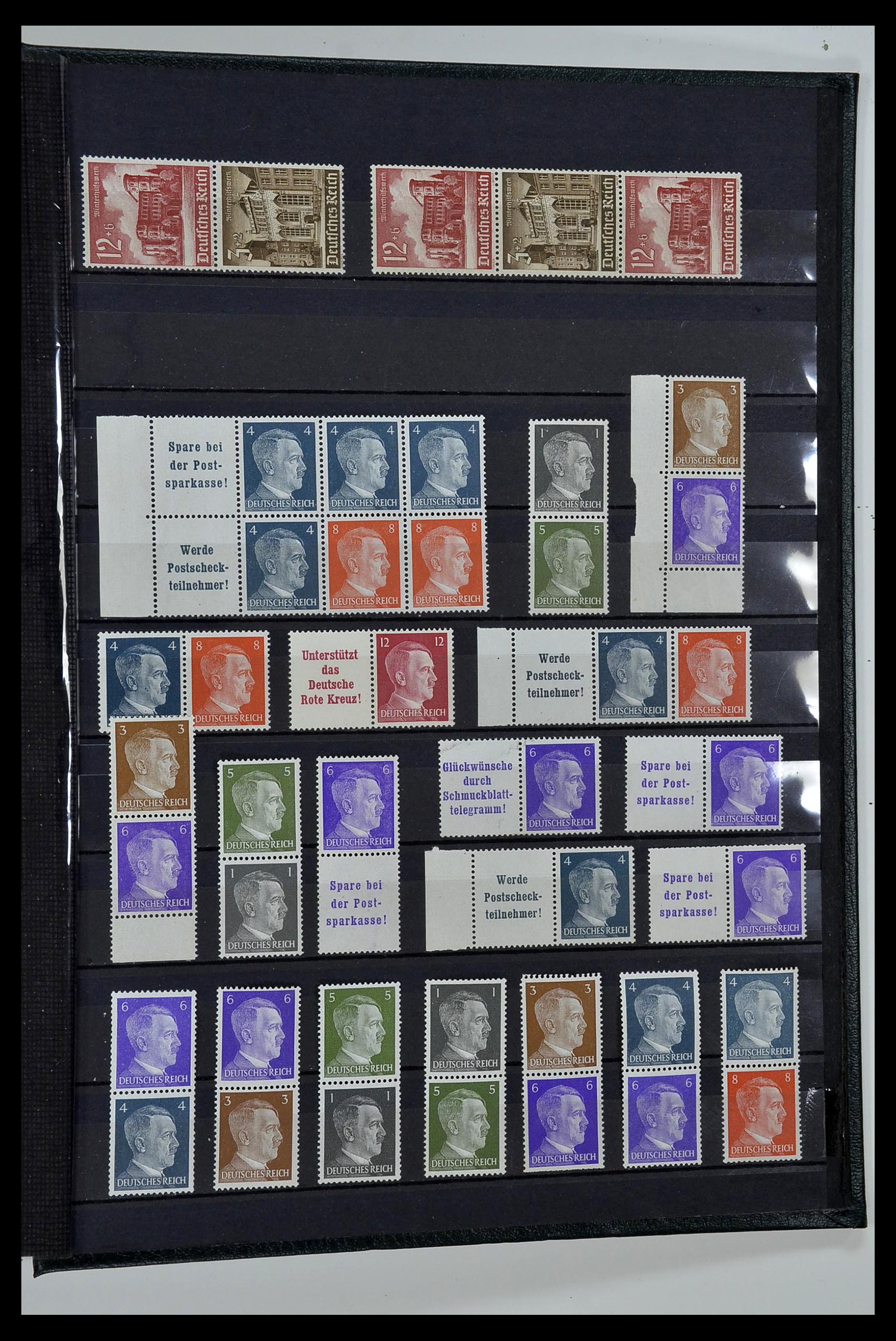 35118 045 - Postzegelverzameling 35118 Duitse Rijk combinaties 1912-1941.