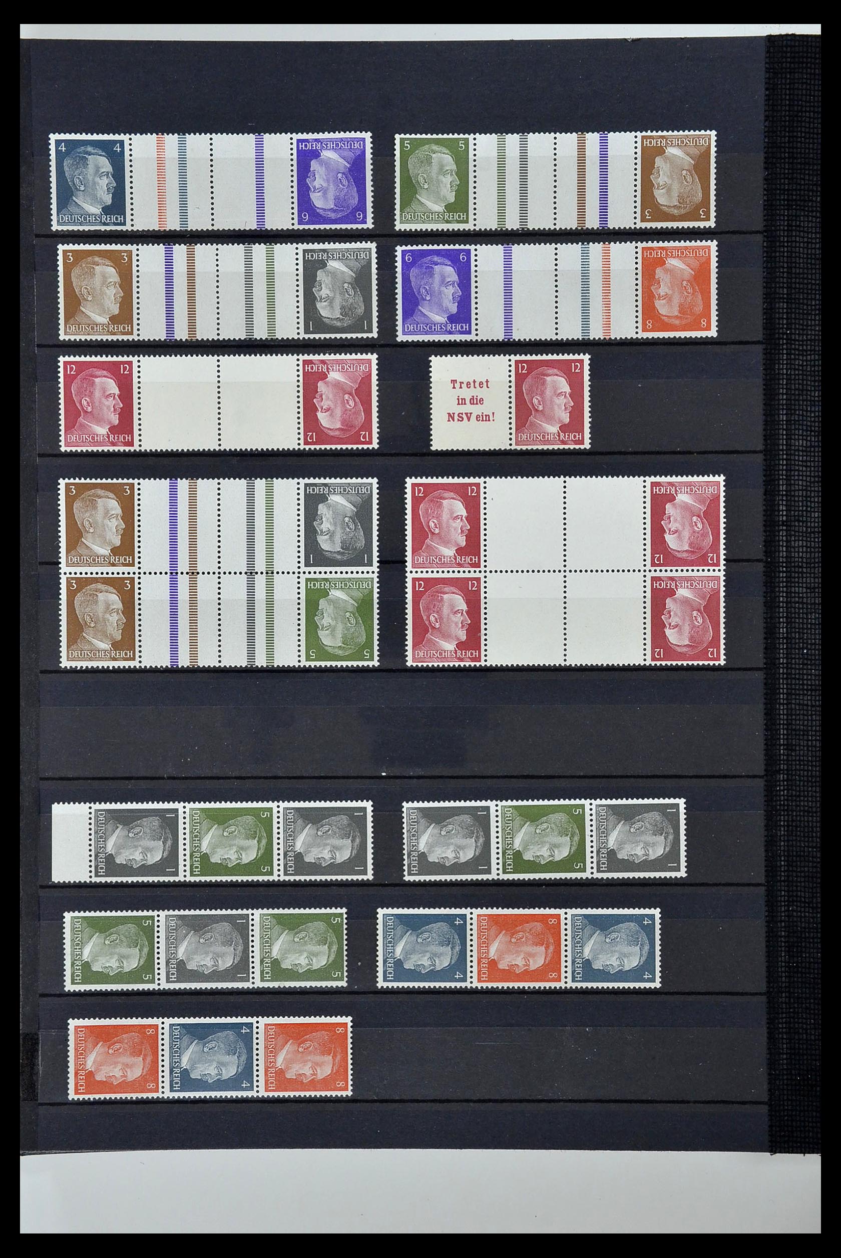 35118 046 - Postzegelverzameling 35118 Duitse Rijk combinaties 1912-1941.