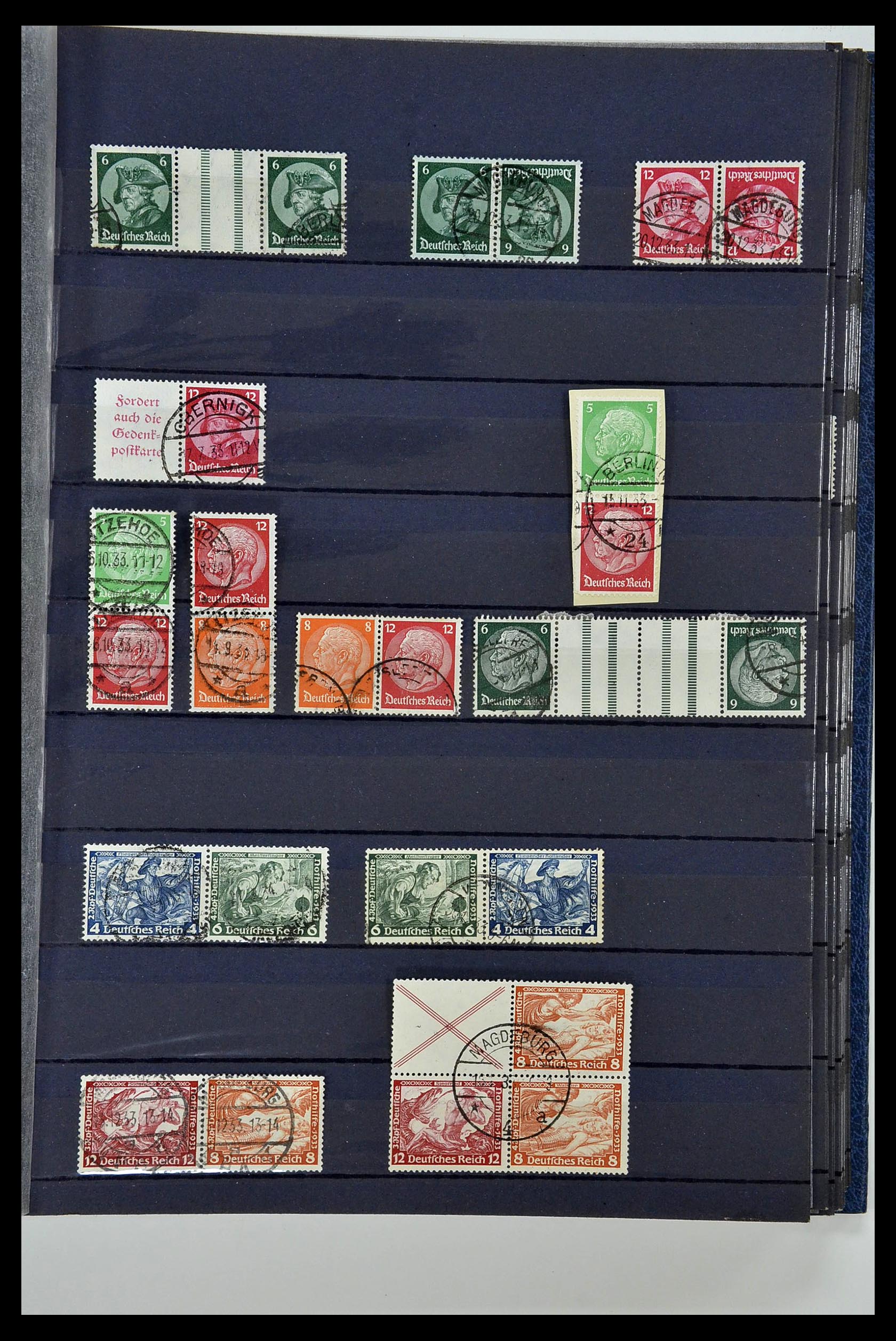 35118 051 - Postzegelverzameling 35118 Duitse Rijk combinaties 1912-1941.