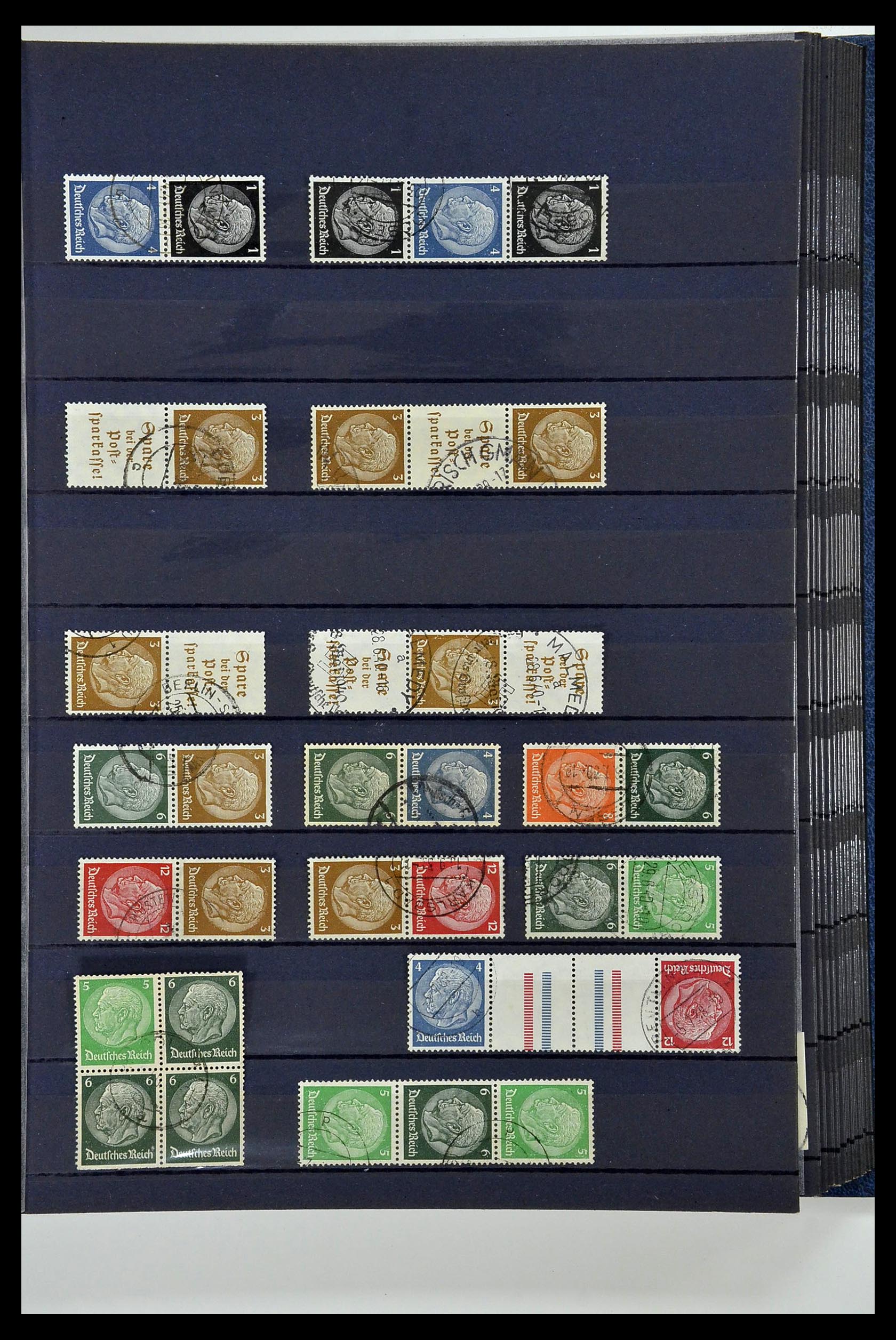 35118 059 - Postzegelverzameling 35118 Duitse Rijk combinaties 1912-1941.