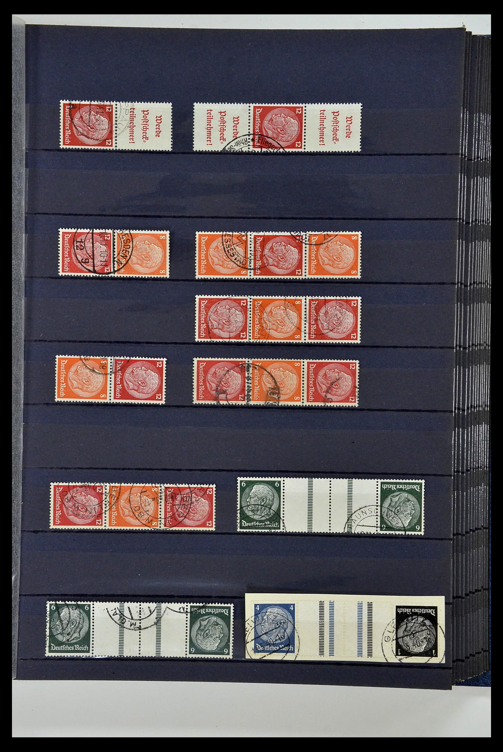 35118 061 - Postzegelverzameling 35118 Duitse Rijk combinaties 1912-1941.