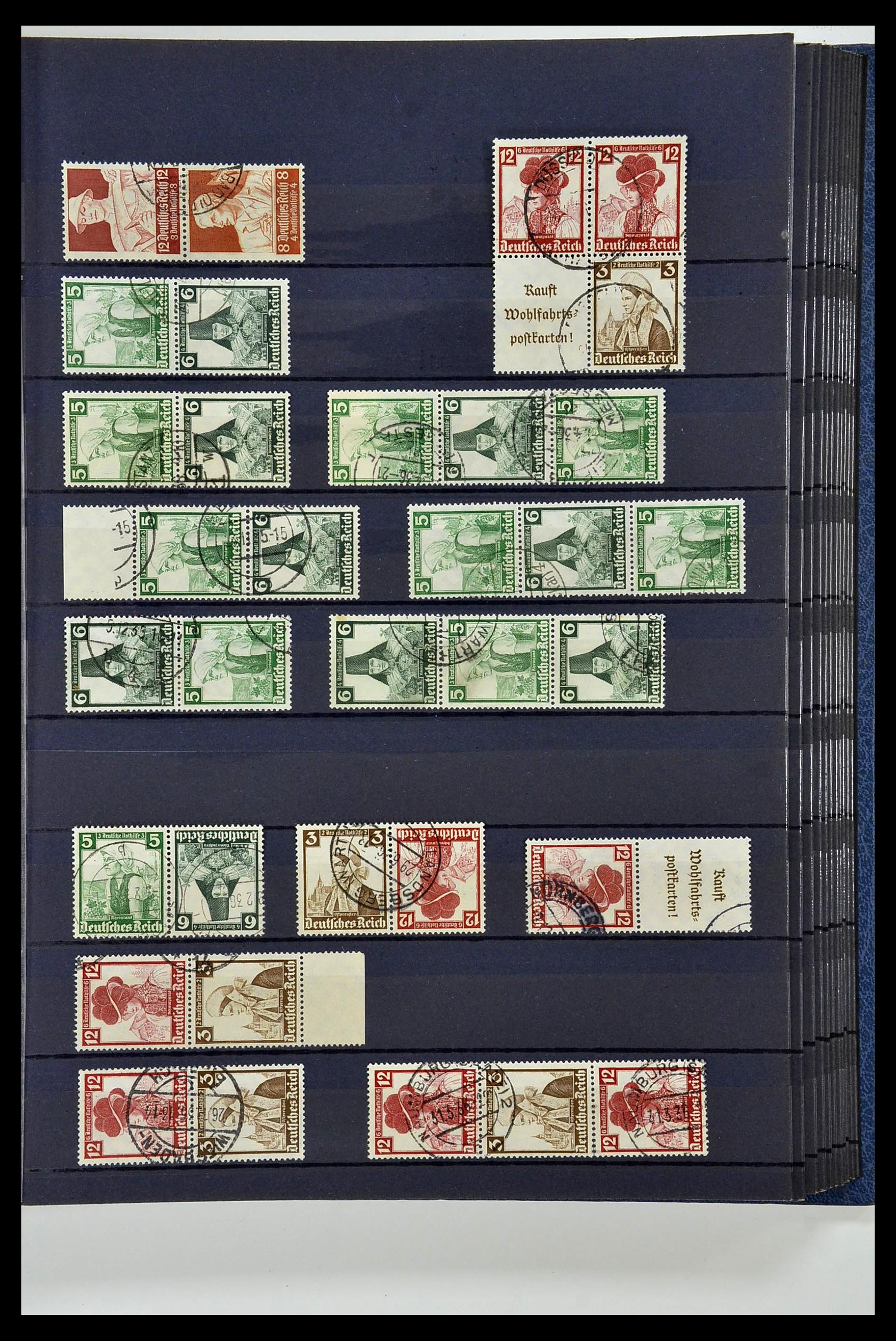 35118 065 - Postzegelverzameling 35118 Duitse Rijk combinaties 1912-1941.
