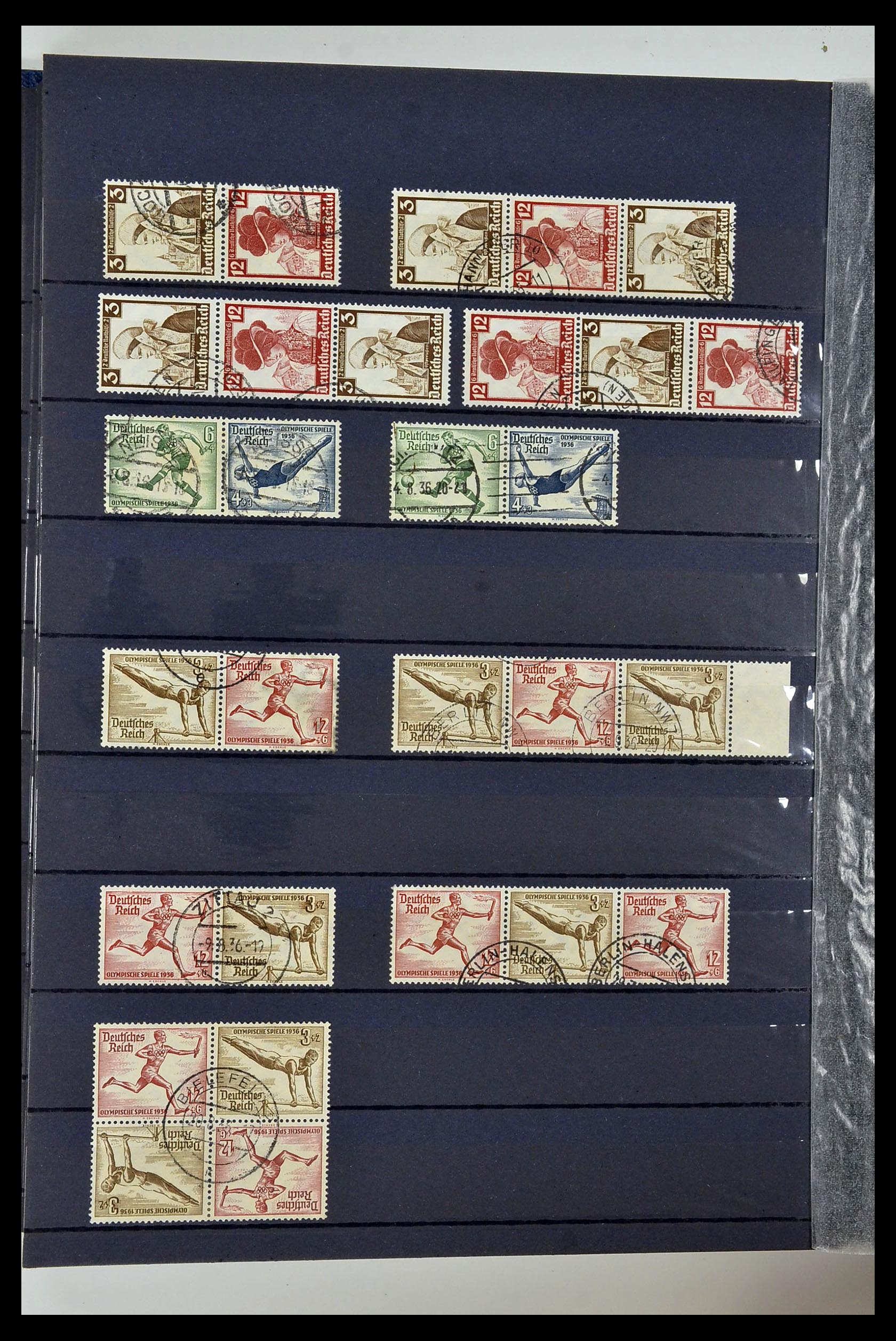 35118 067 - Postzegelverzameling 35118 Duitse Rijk combinaties 1912-1941.