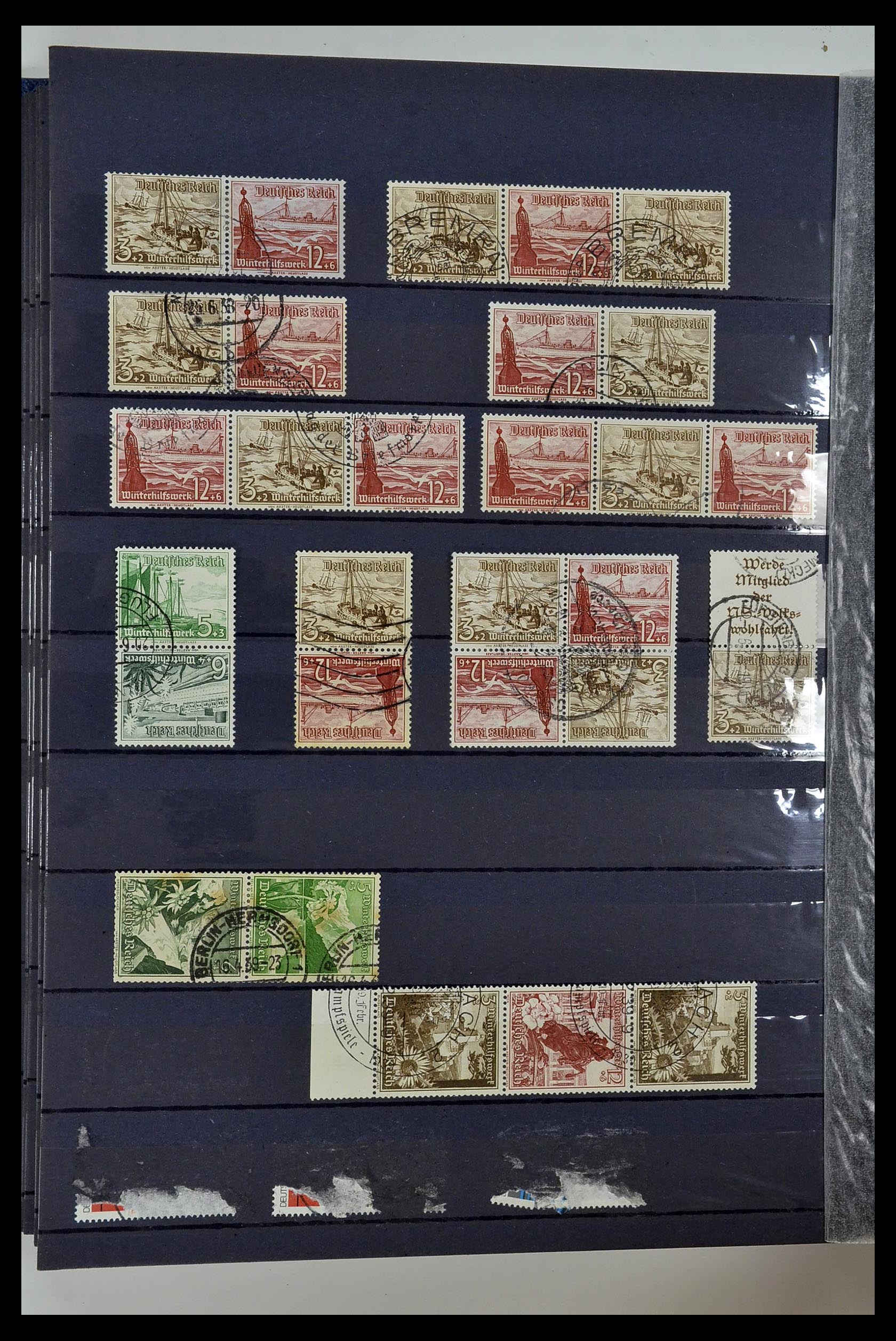 35118 068 - Postzegelverzameling 35118 Duitse Rijk combinaties 1912-1941.
