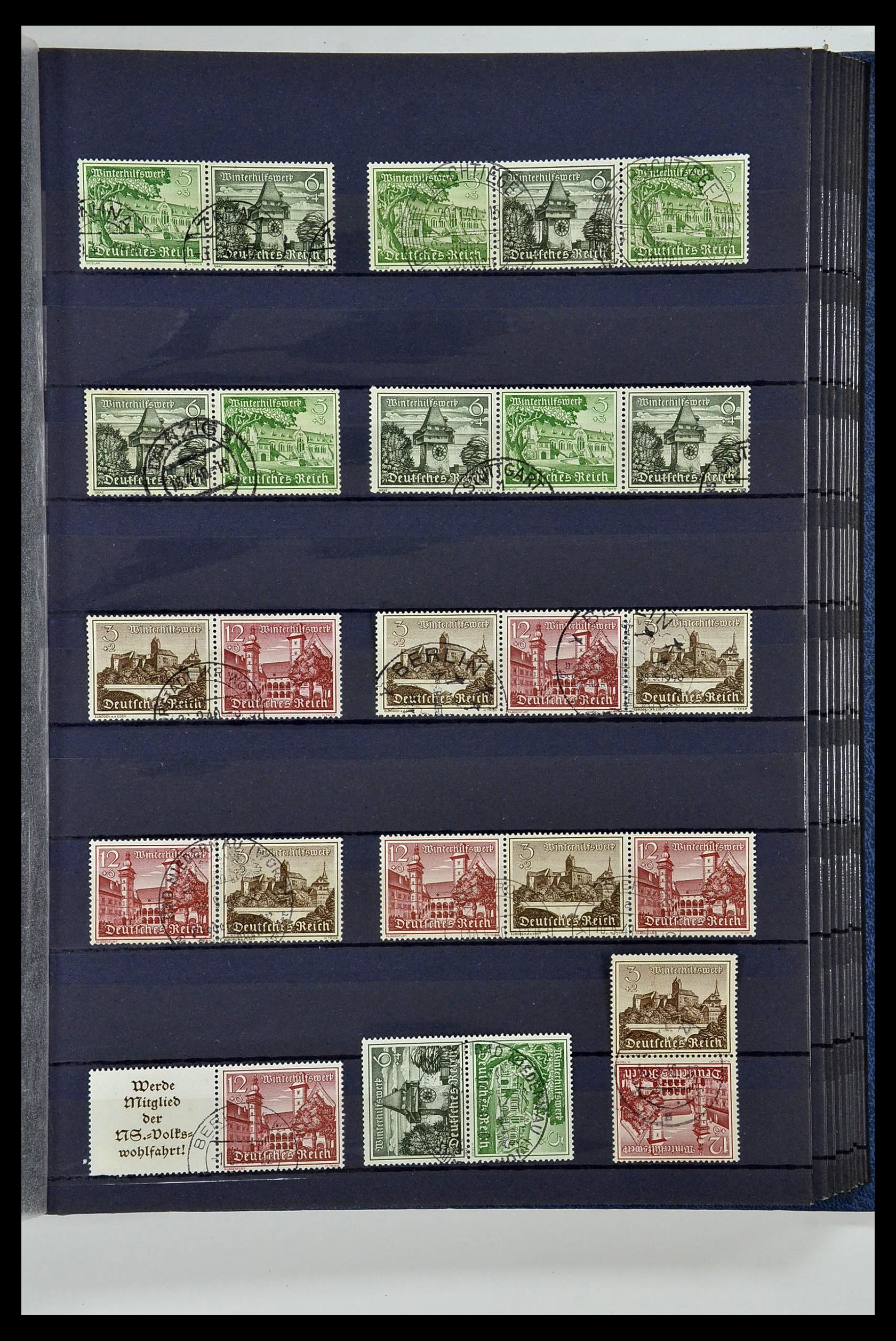 35118 069 - Postzegelverzameling 35118 Duitse Rijk combinaties 1912-1941.