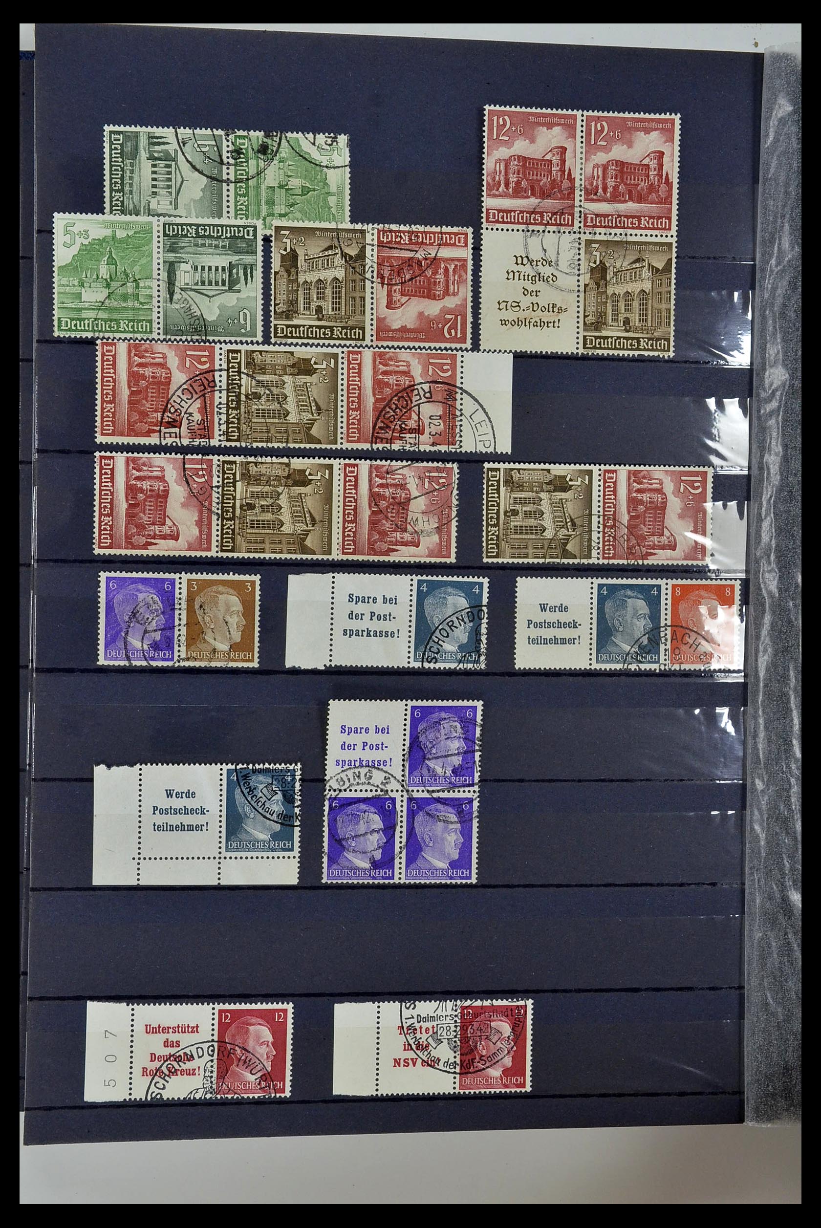 35118 070 - Postzegelverzameling 35118 Duitse Rijk combinaties 1912-1941.
