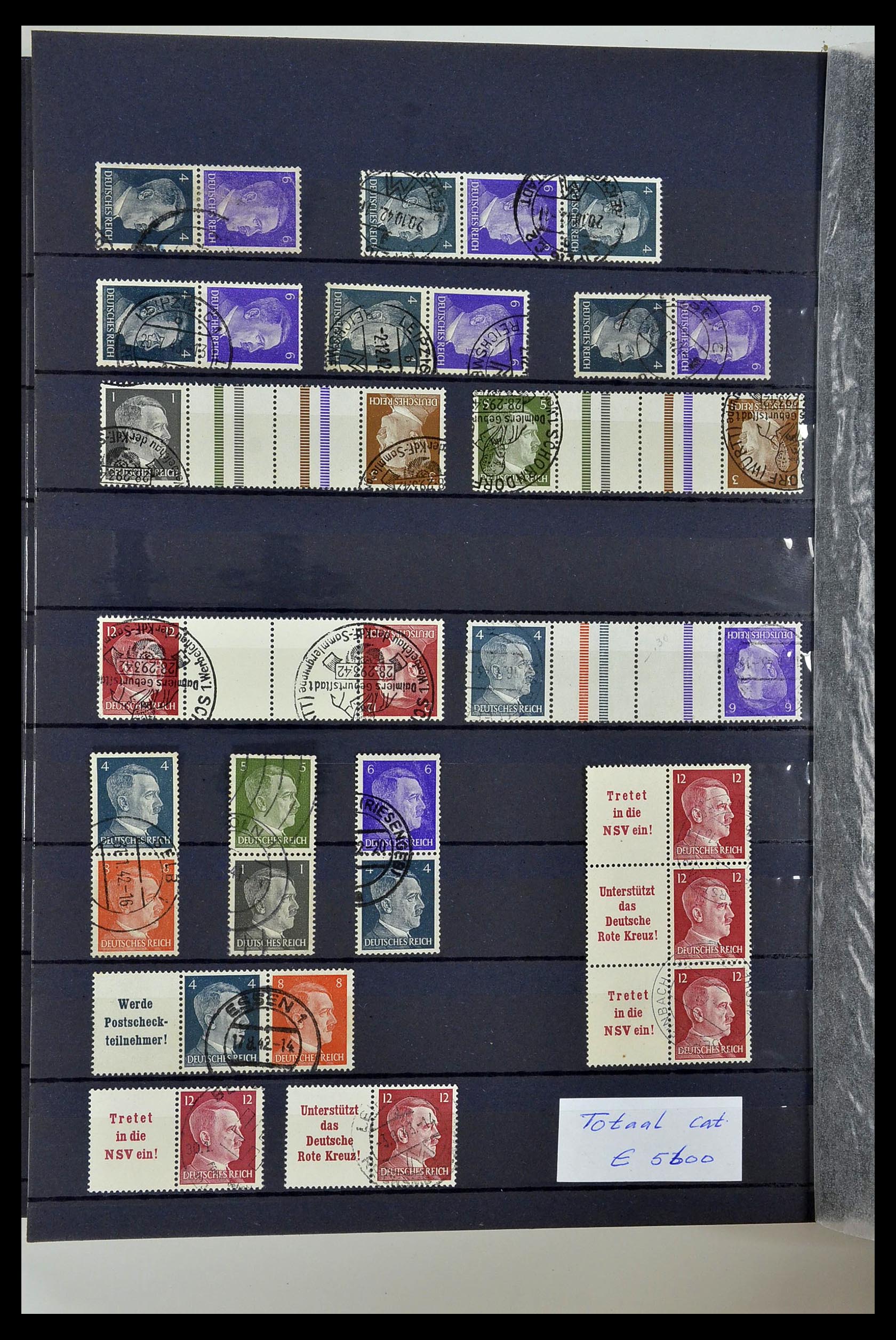 35118 072 - Postzegelverzameling 35118 Duitse Rijk combinaties 1912-1941.