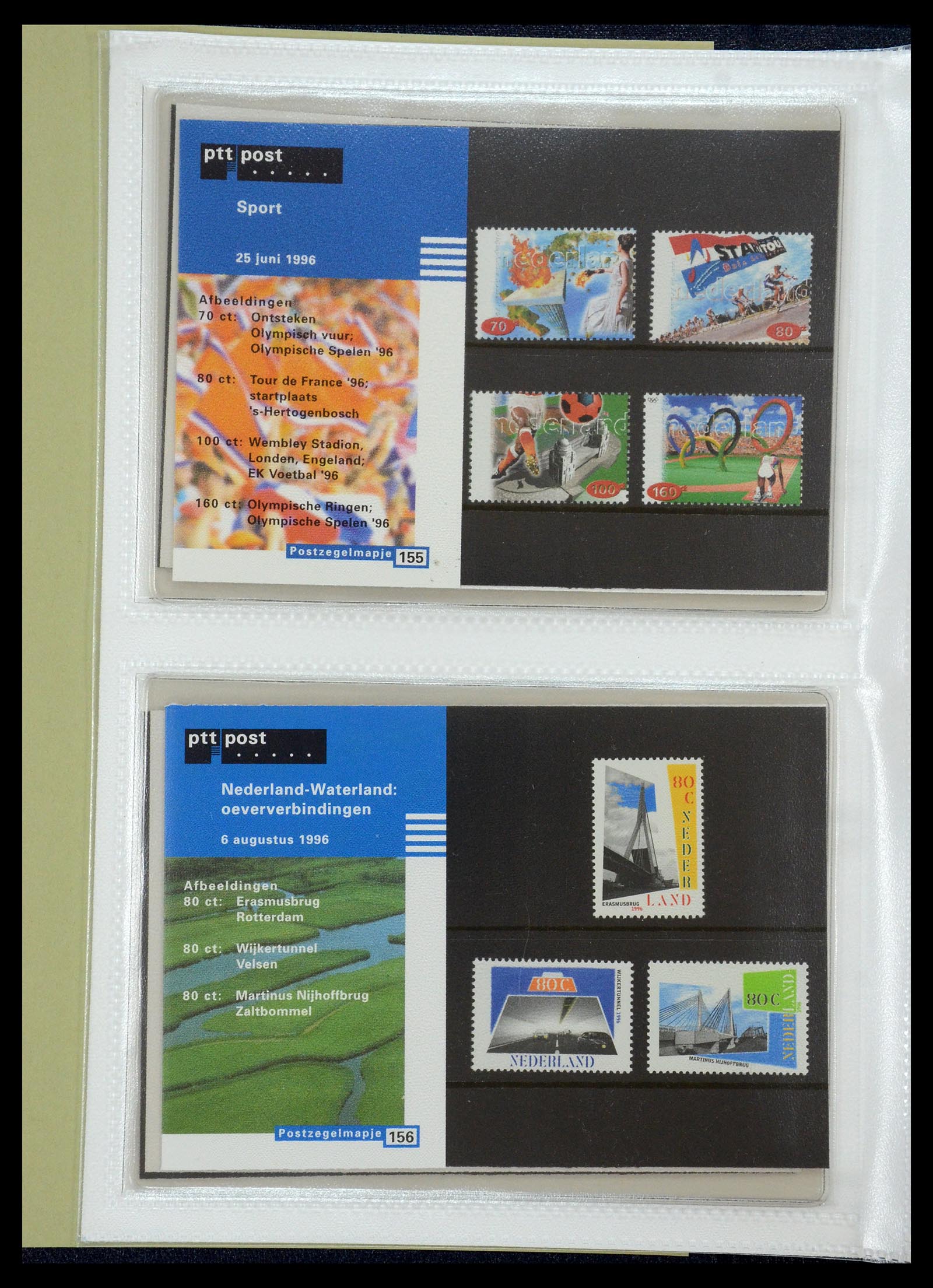 35144 081 - Postzegelverzameling 35144 Nederland PTT mapjes 1982-2021!