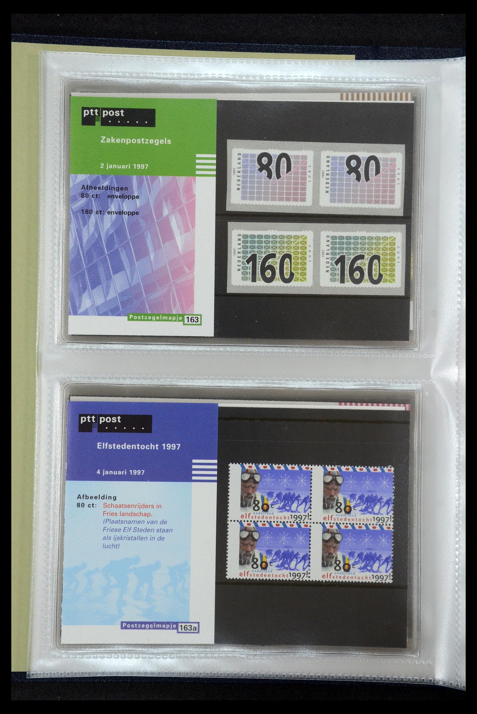 35144 085 - Postzegelverzameling 35144 Nederland PTT mapjes 1982-2021!