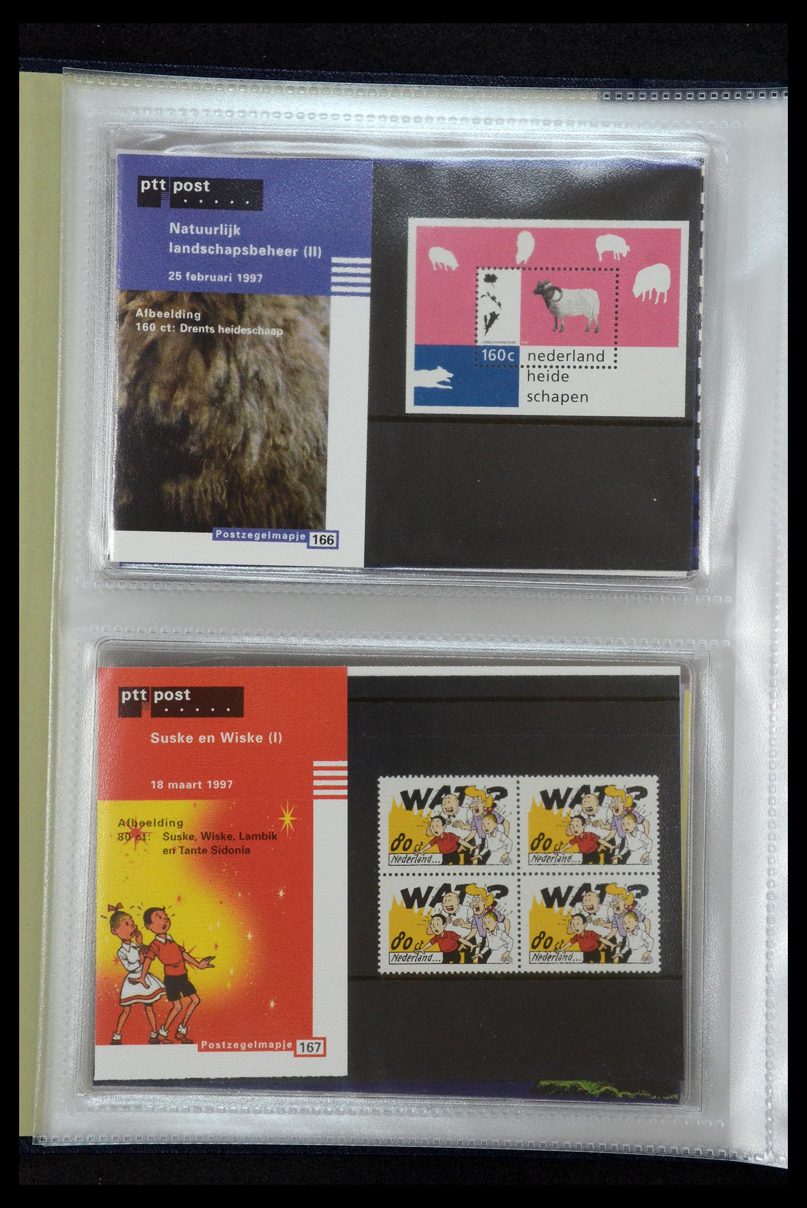 35144 086 - Postzegelverzameling 35144 Nederland PTT mapjes 1982-2021!