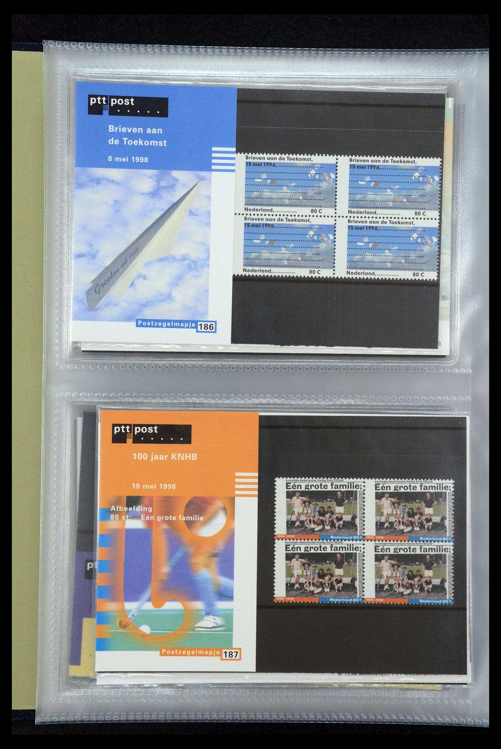 35144 096 - Postzegelverzameling 35144 Nederland PTT mapjes 1982-2021!