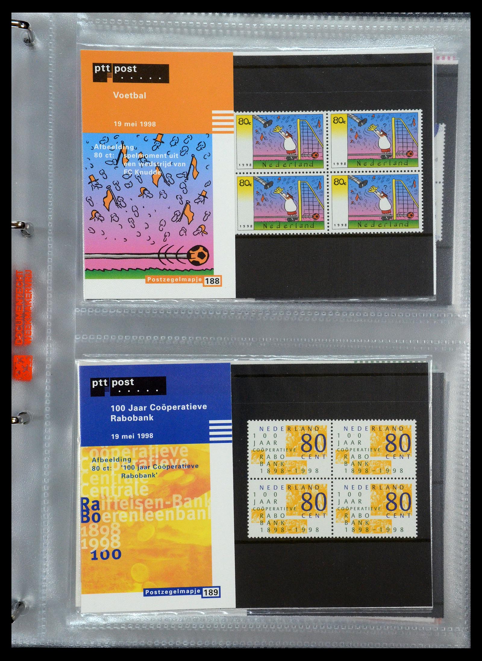 35144 097 - Postzegelverzameling 35144 Nederland PTT mapjes 1982-2021!