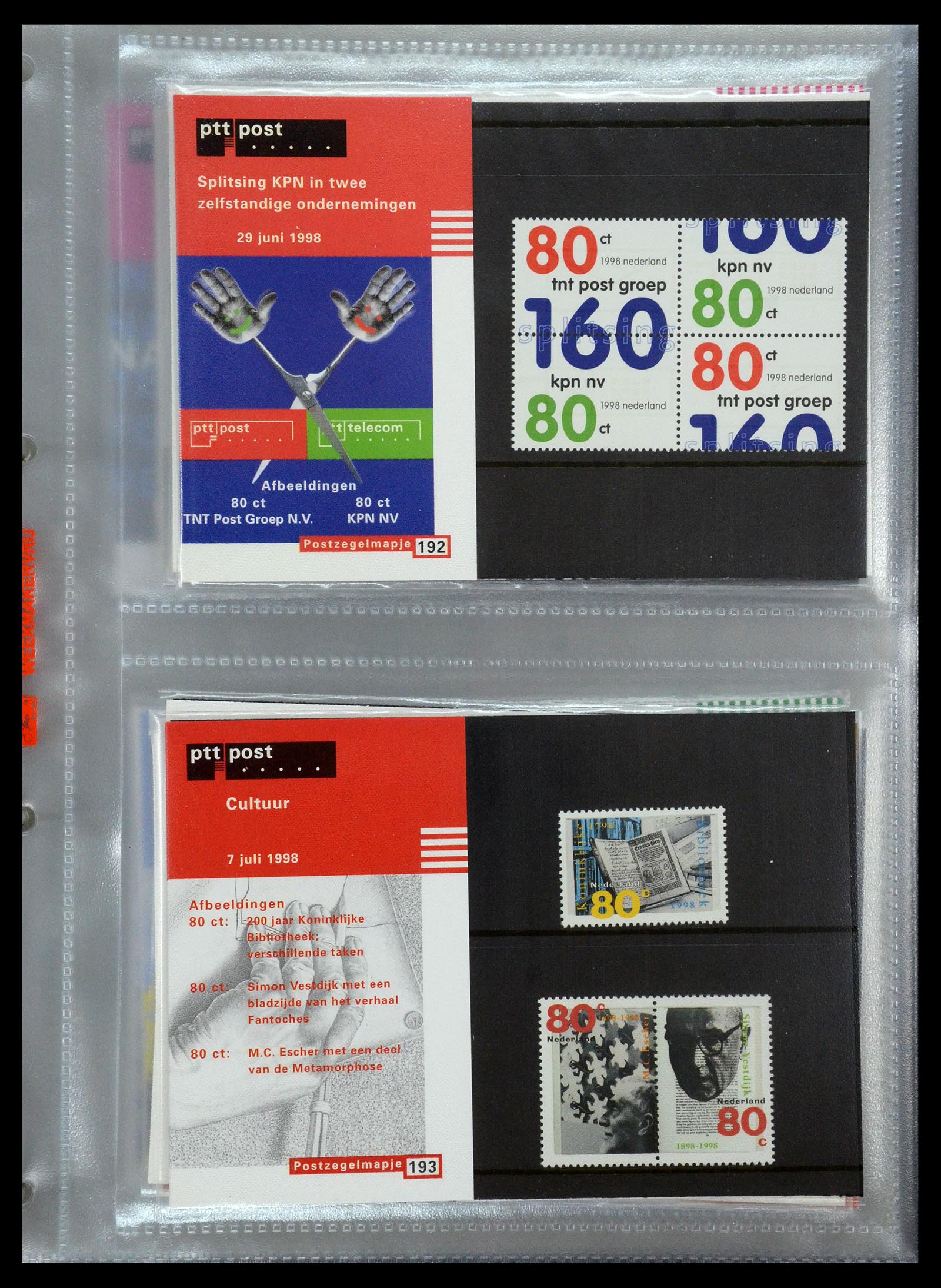35144 099 - Postzegelverzameling 35144 Nederland PTT mapjes 1982-2021!