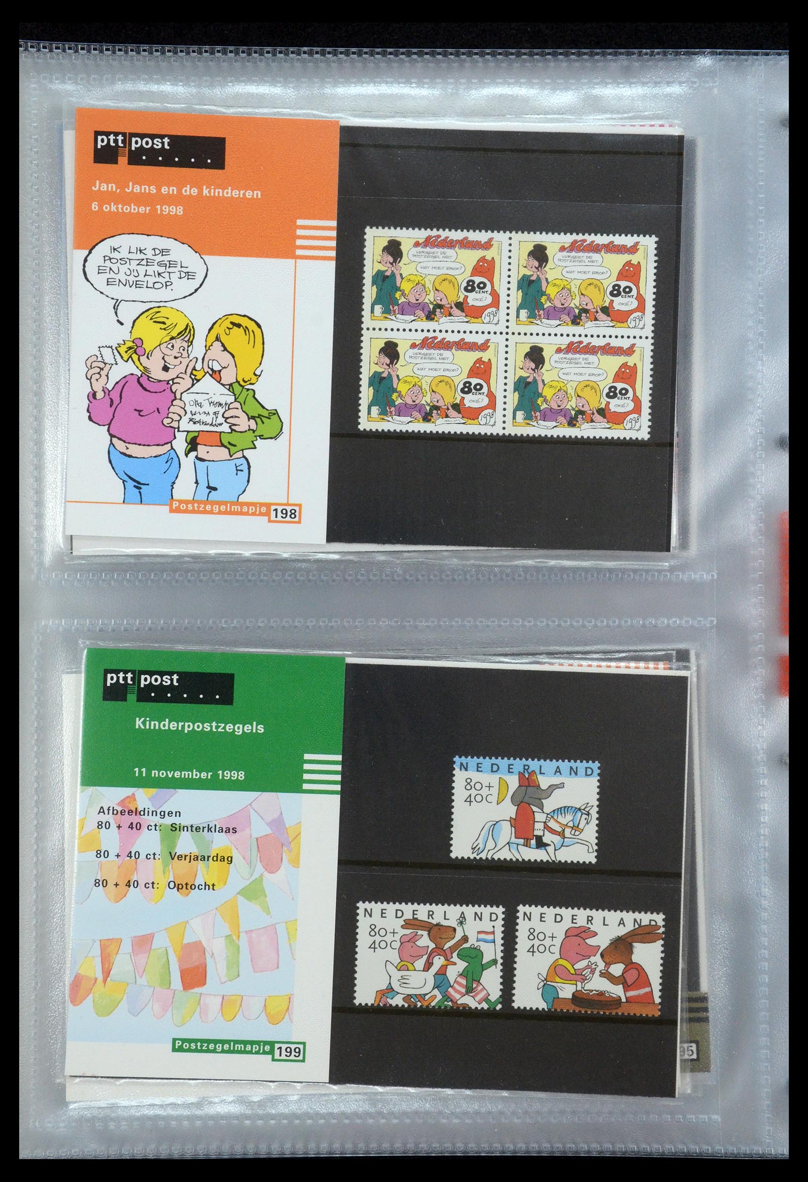 35144 102 - Postzegelverzameling 35144 Nederland PTT mapjes 1982-2021!