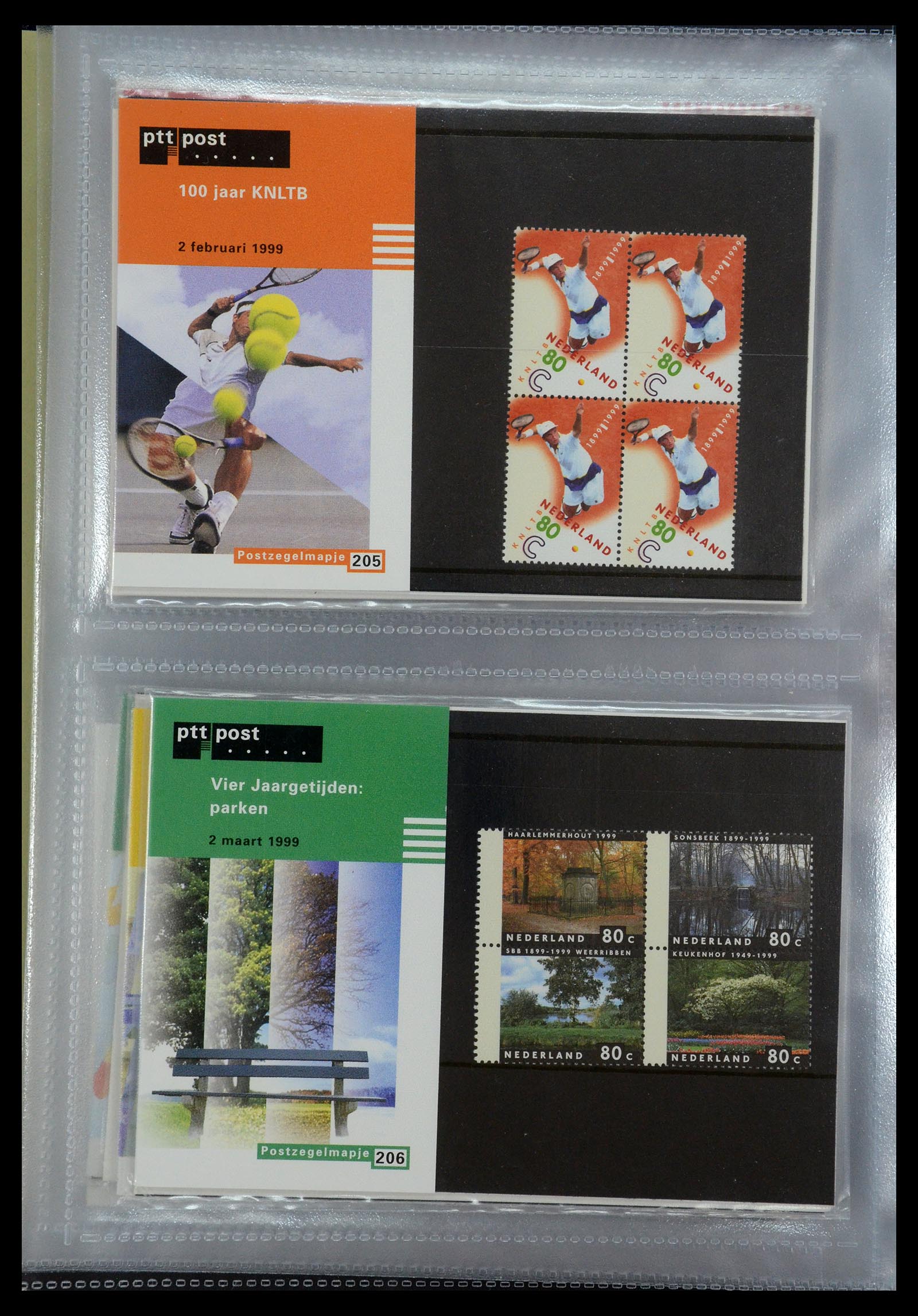 35144 106 - Postzegelverzameling 35144 Nederland PTT mapjes 1982-2021!