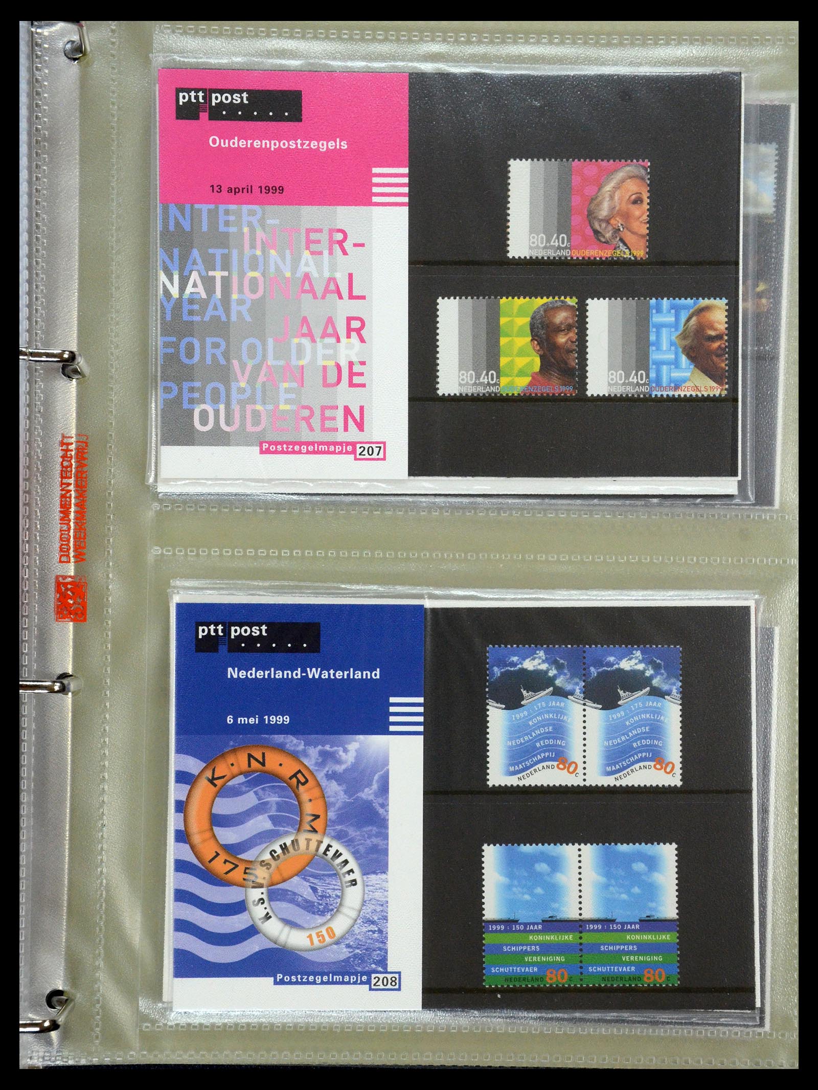 35144 107 - Postzegelverzameling 35144 Nederland PTT mapjes 1982-2021!