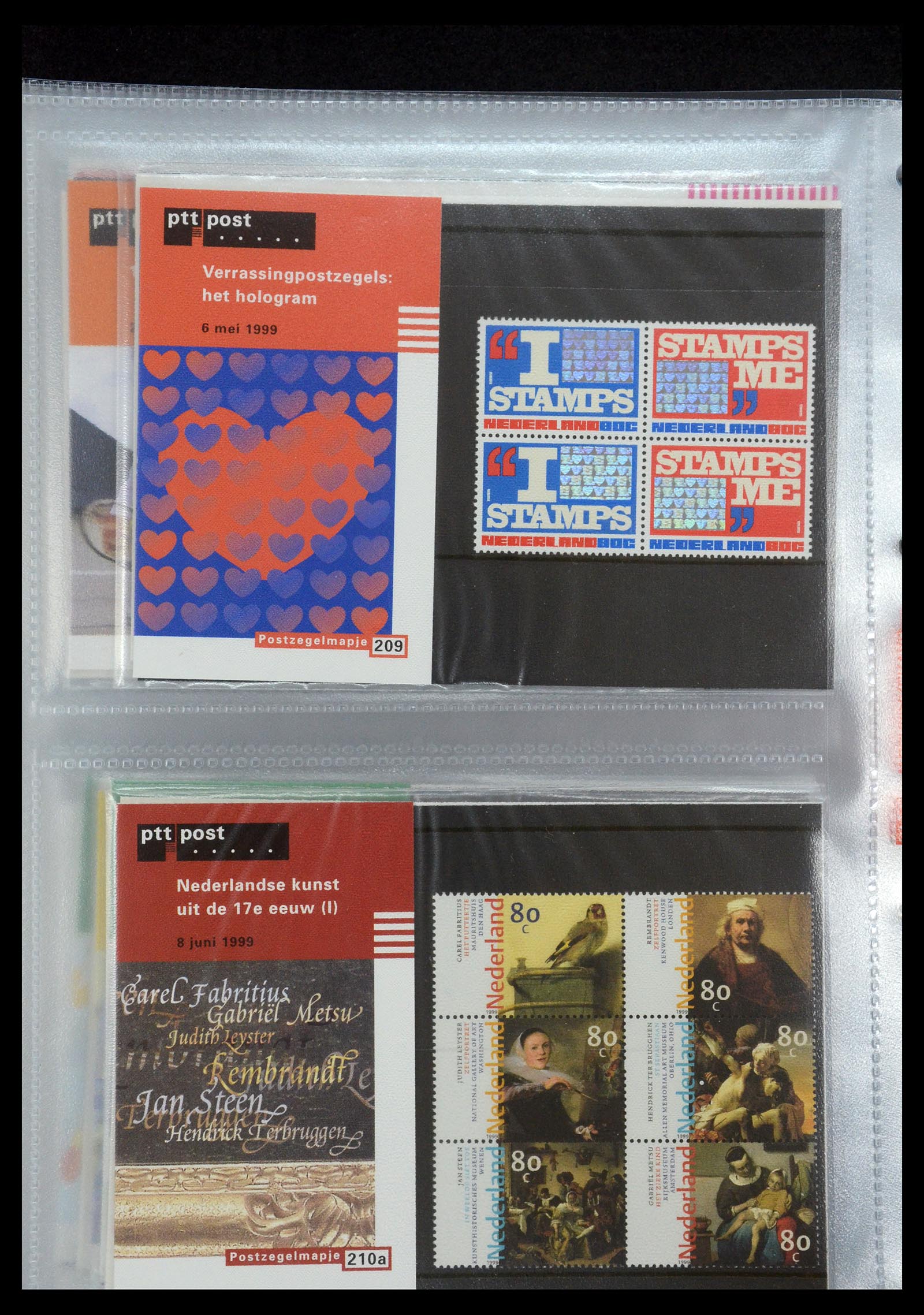 35144 108 - Postzegelverzameling 35144 Nederland PTT mapjes 1982-2021!